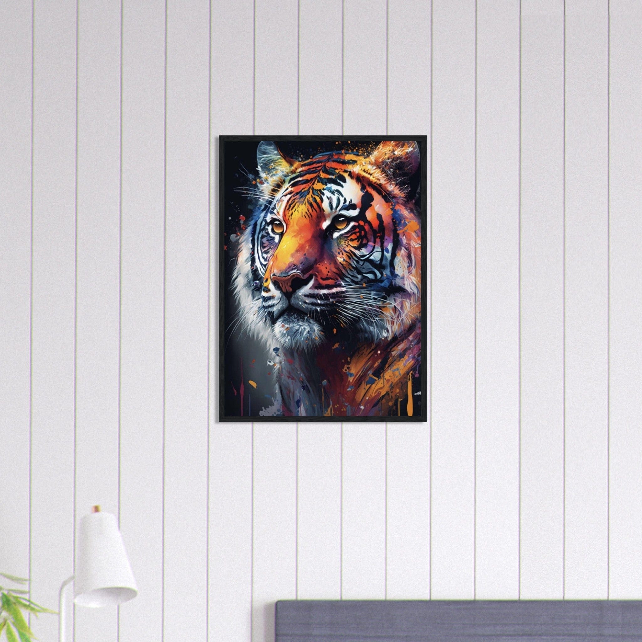 Canvanation Print Material 50x70 cm / 20x28″ Tableau Tigre Face