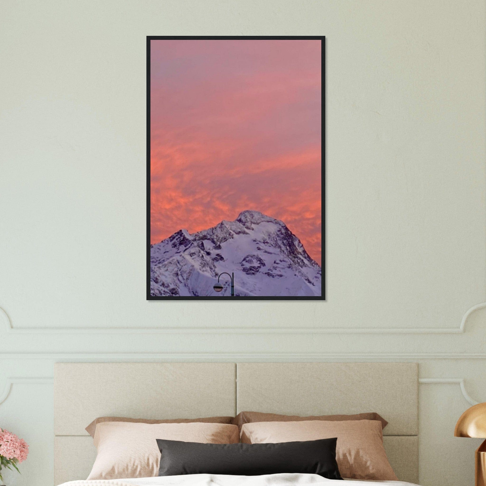 Canvanation Print Material 60x90 cm / 24x36″ Tableau Sur La Montagne Rouge