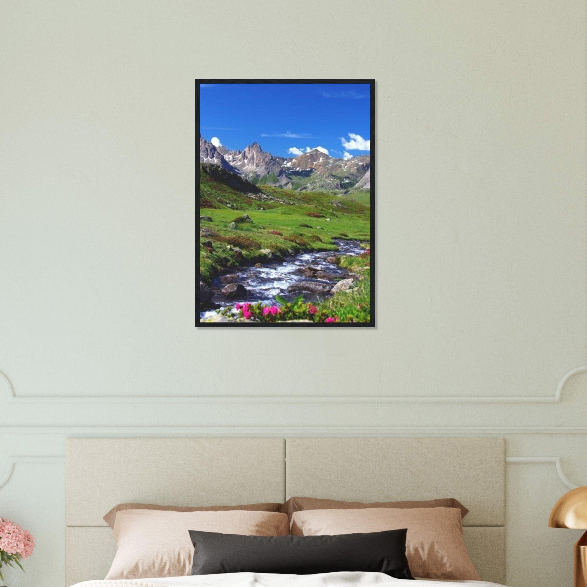 Canvanation Print Material 50x70 cm / 20x28″ Tableau Montagne Les Alpes