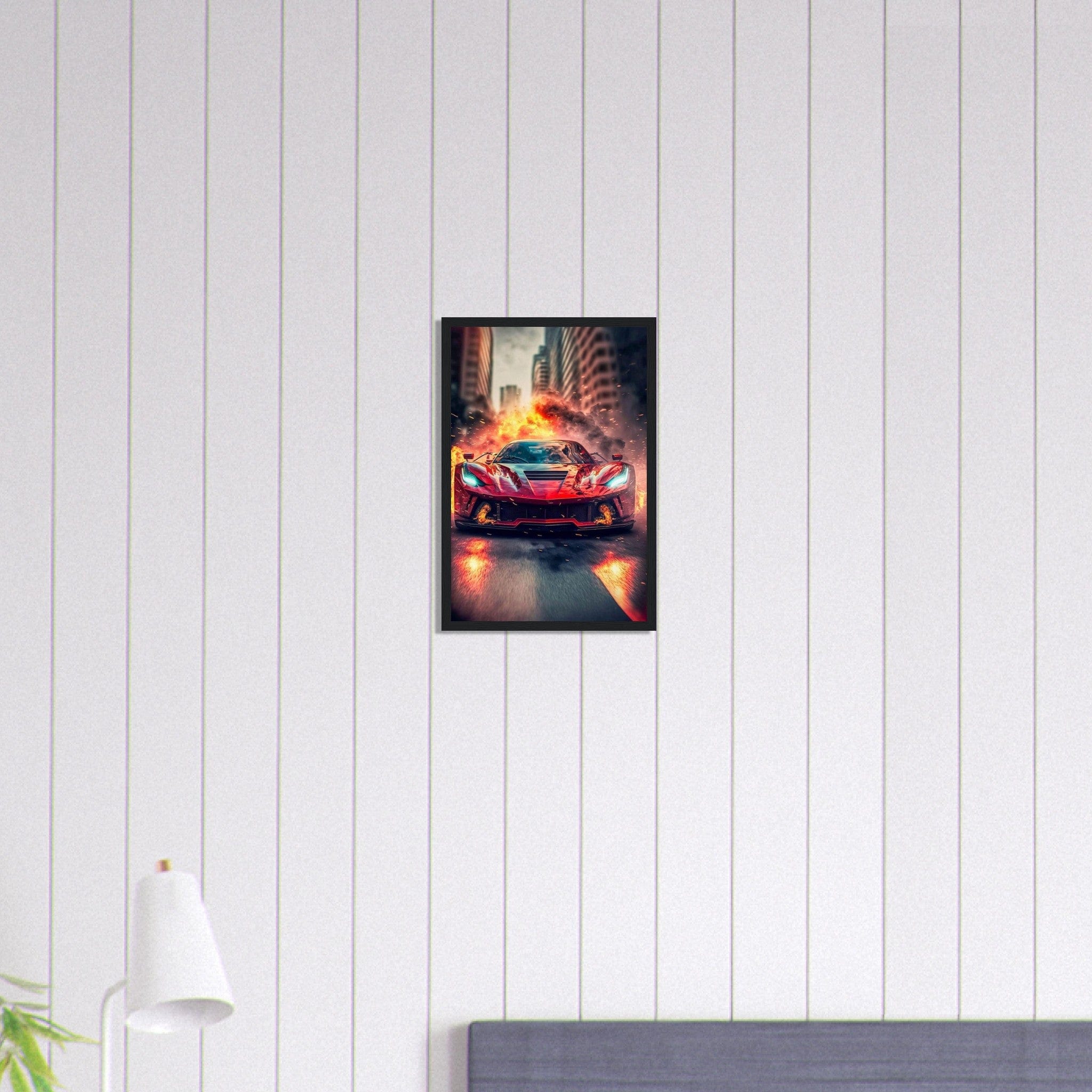 Canvanation Print Material 30x45 cm / 12x18″ Tableau Voiture Laferrari