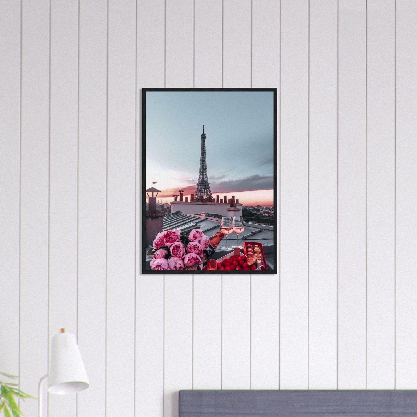 Tableau Paris Toit De Paris Amoureux Canvanation