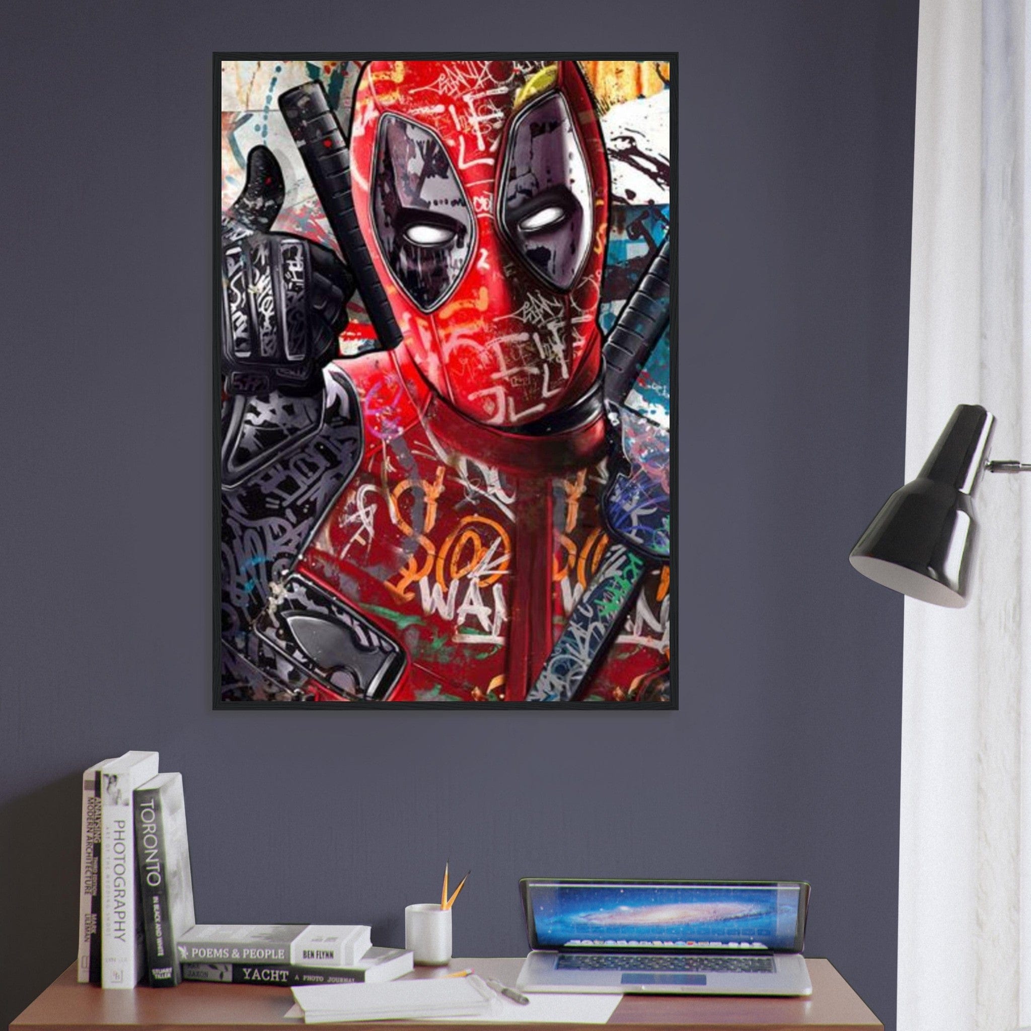 Canvanation Print Material Tableau Street Art Super Hero