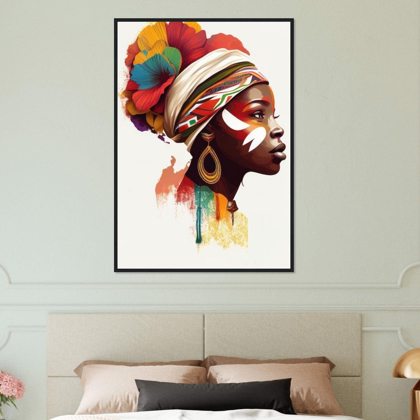 Peinture Murale Africaine Canvanation