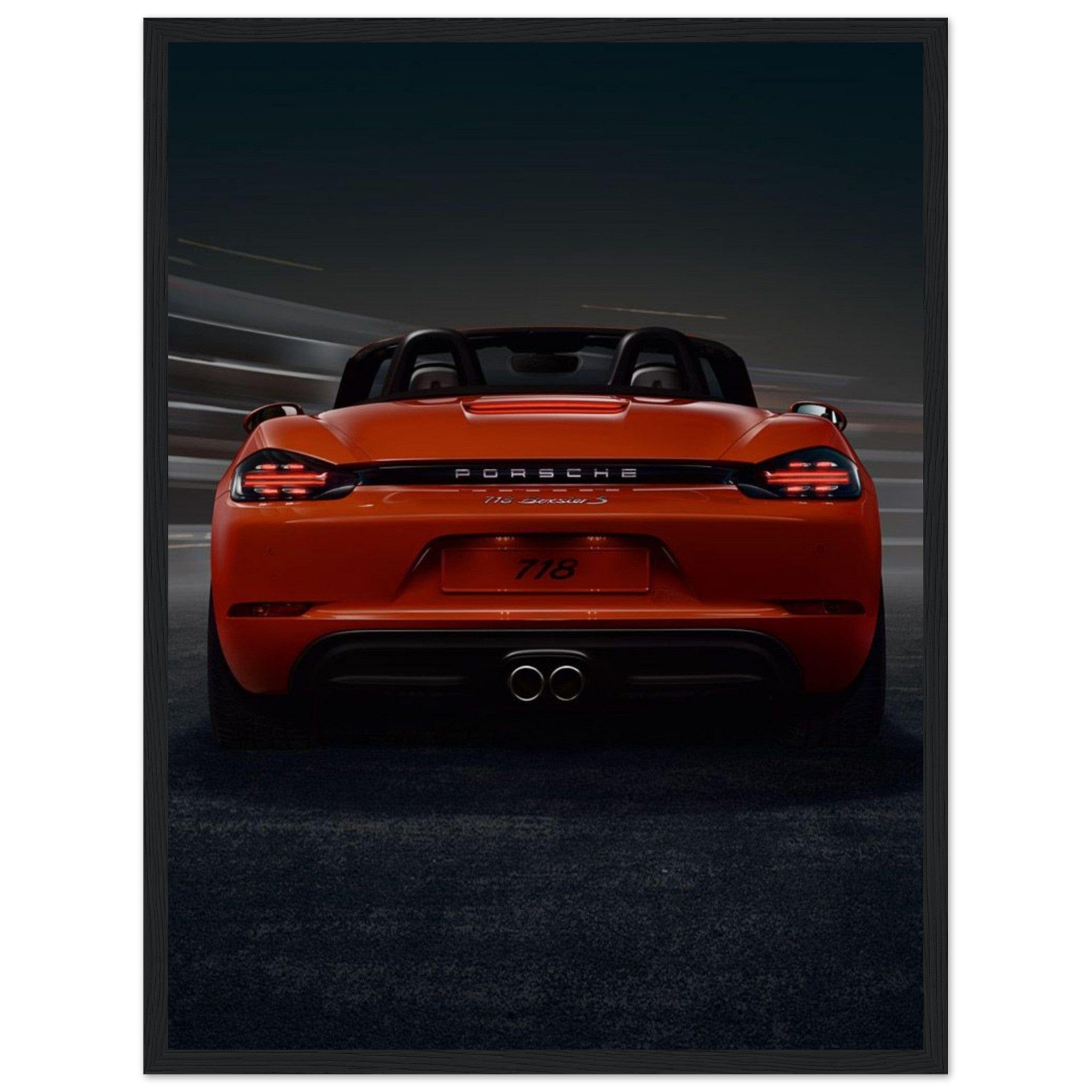 Gelato Print Material 45x60 cm / 18x24″ Tableau Porsche Orange