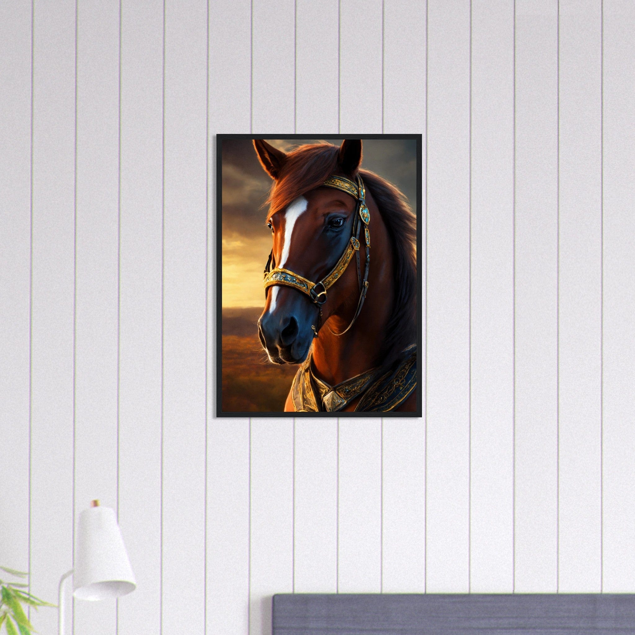 Canvanation Print Material 50x70 cm / 20x28″ Tableau Cheval Équine