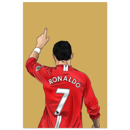 Poster Football Ronaldo - Canvanation