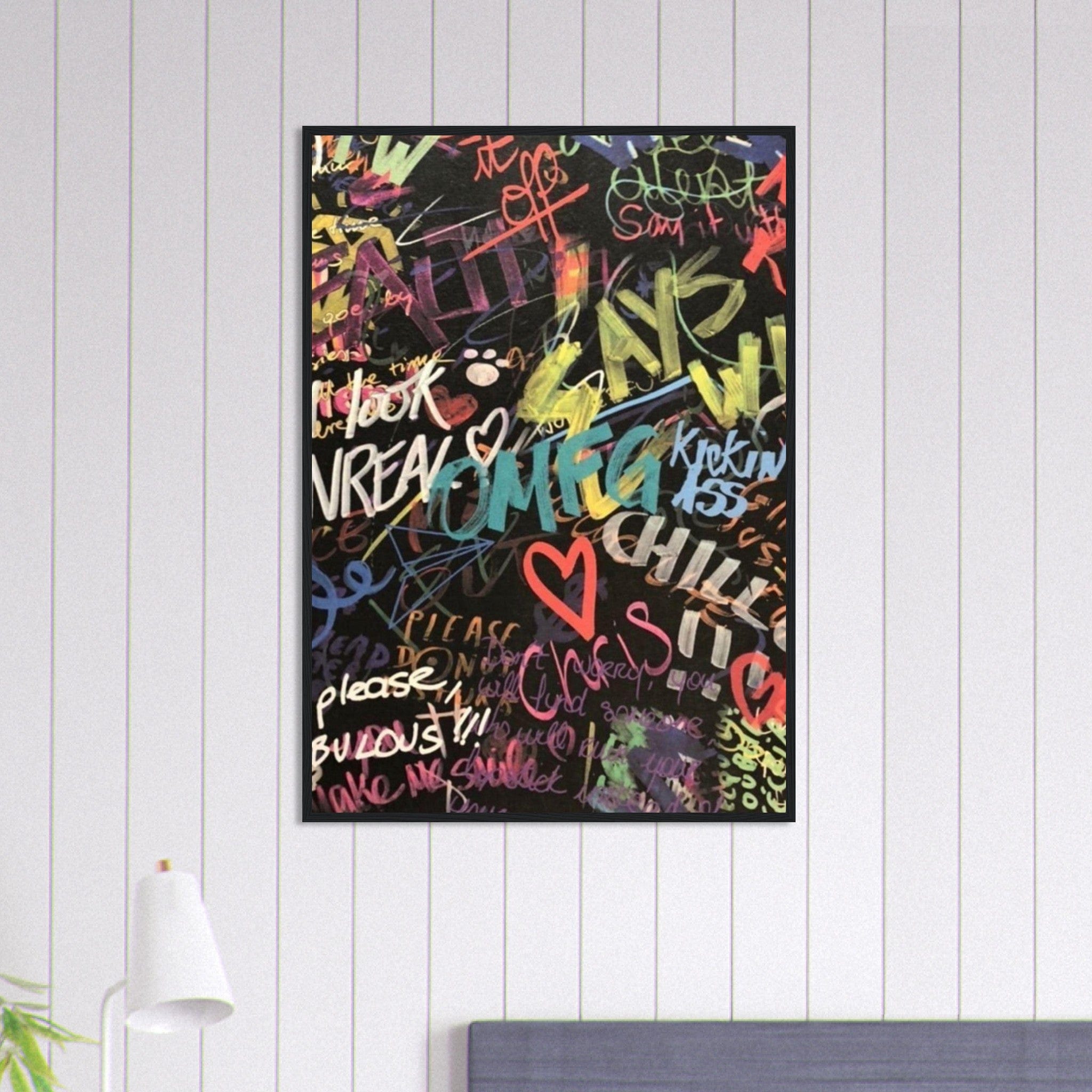 Canvanation Print Material 70x100 cm / 28x40″ Tableau Street Art Graffiti Tags