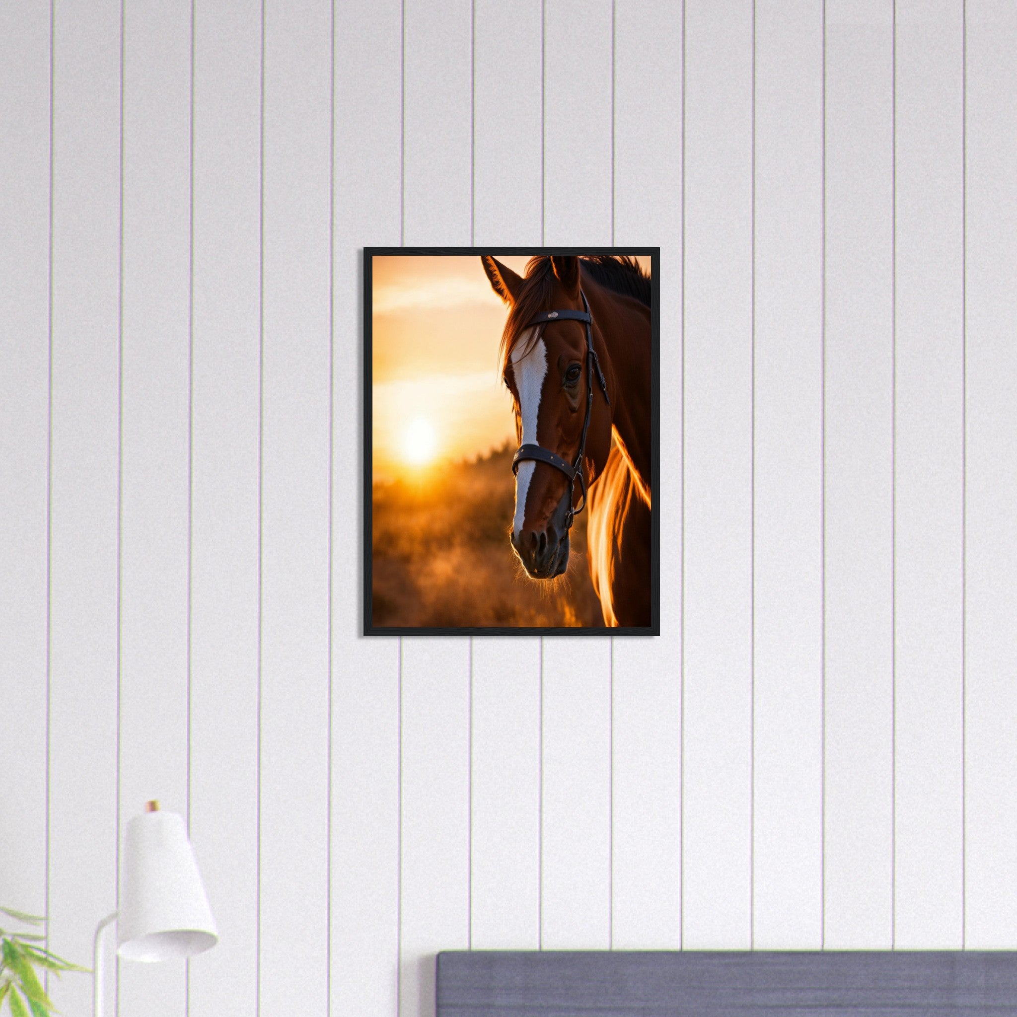 Canvanation Print Material 45x60 cm / 18x24″ Tableau Cheval Symphonie