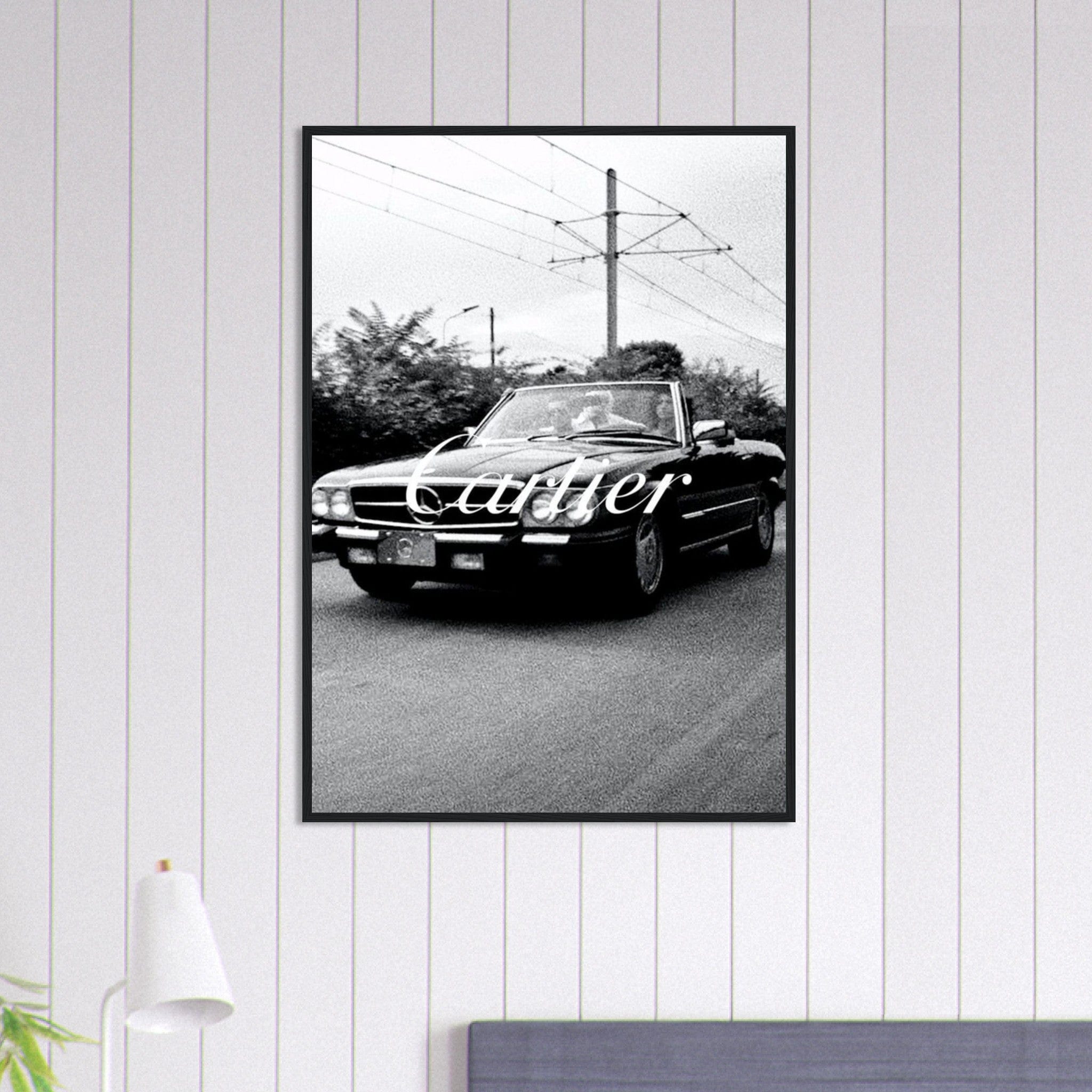 Canvanation Print Material 70x100 cm / 28x40″ Tableau Voiture et Cartier