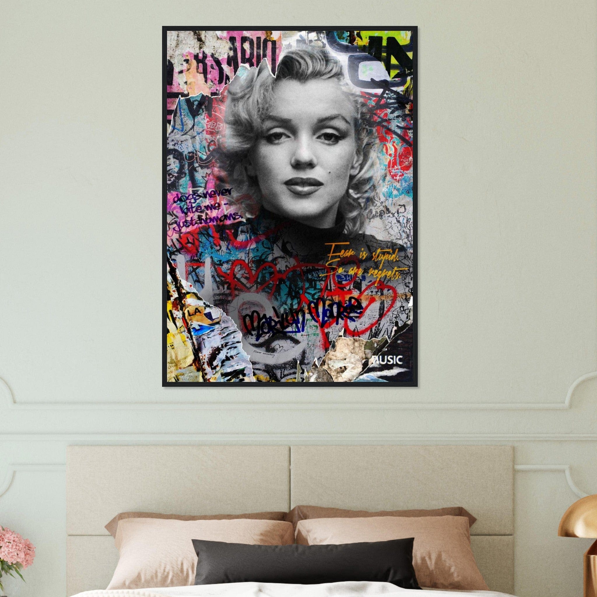 Canvanation Print Material 70x100 cm / 28x40″ Tableau Street Art Palette Citadine