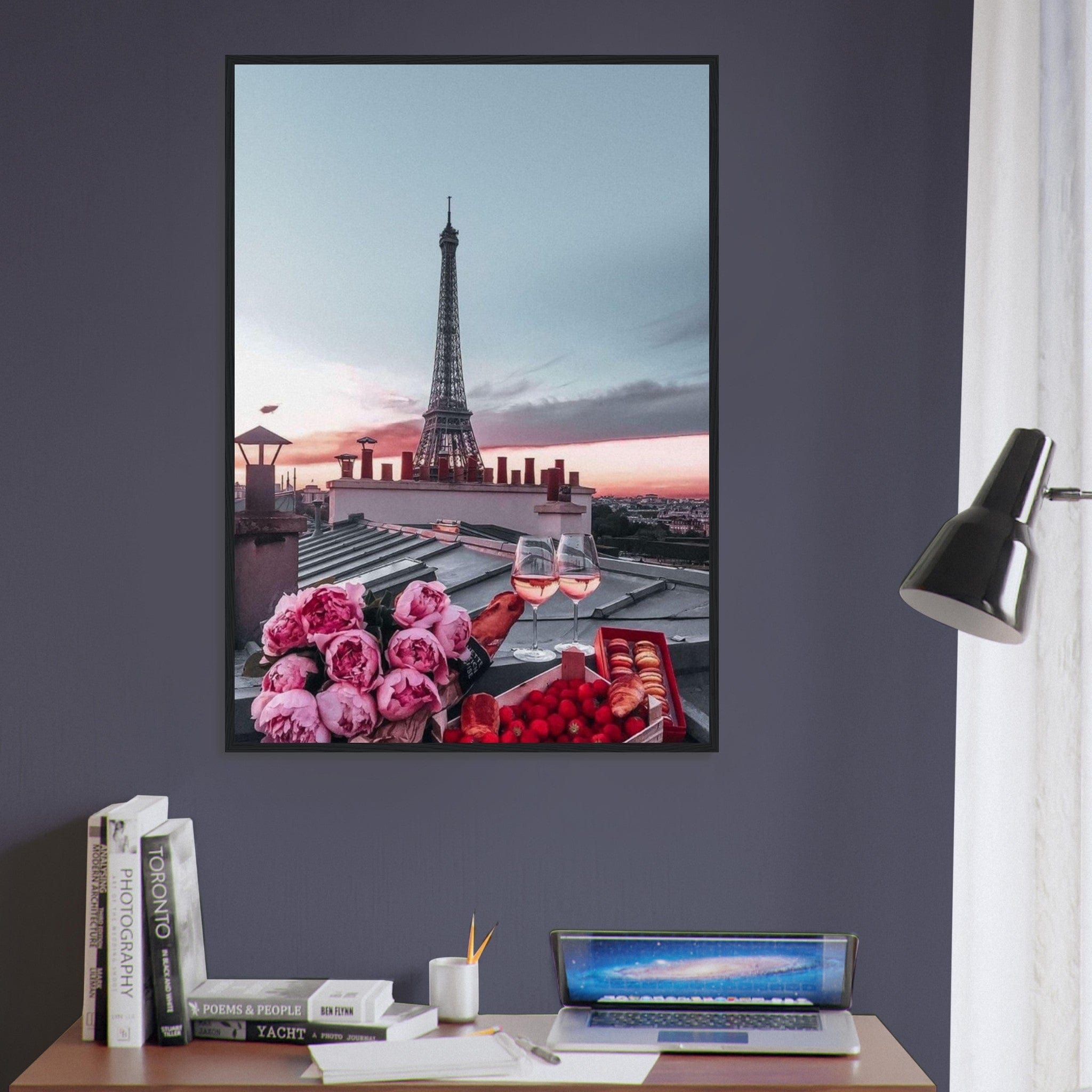 Canvanation Print Material Tableau Paris Toit De Paris Amoureux