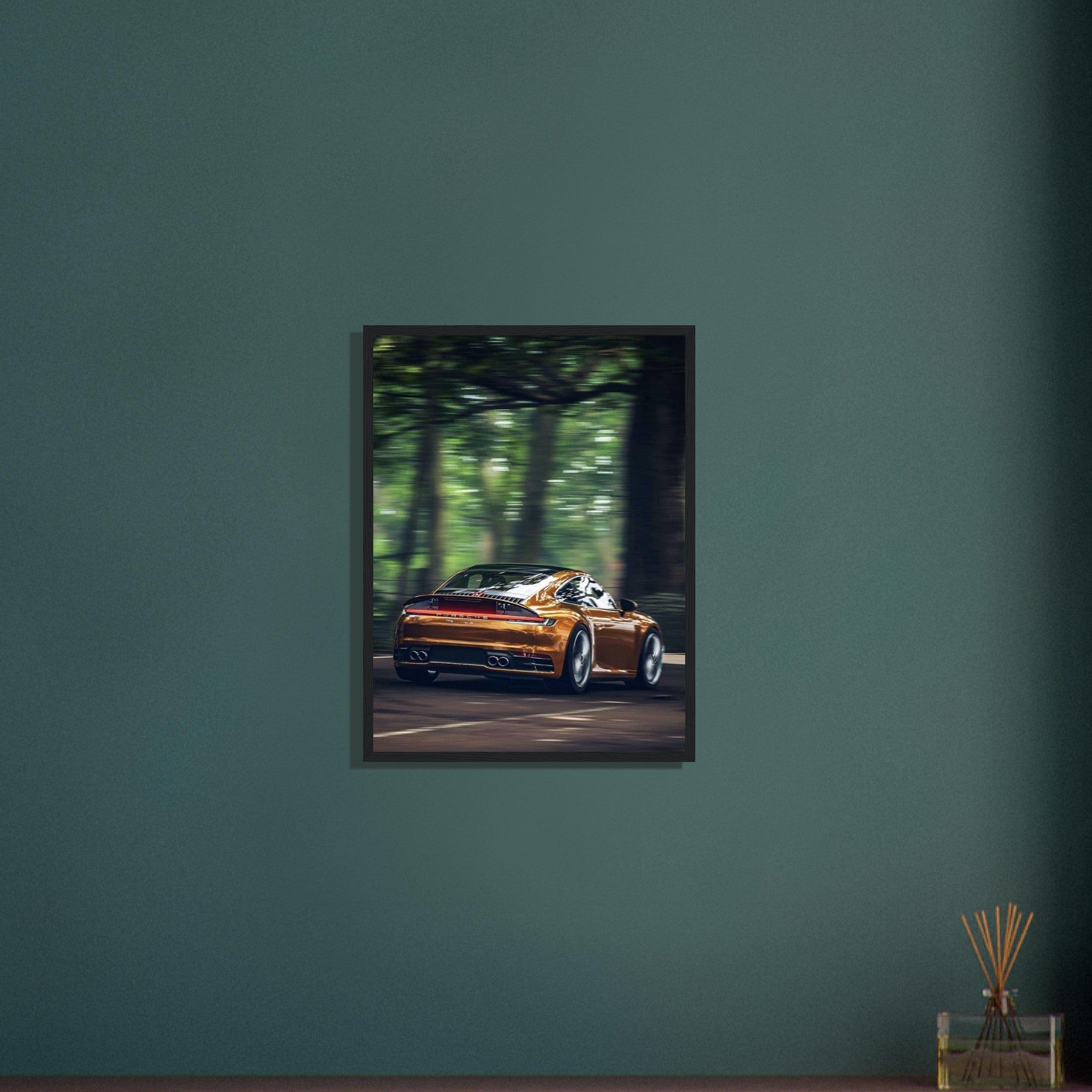 Gelato Print Material Tableau Voiture Porsche