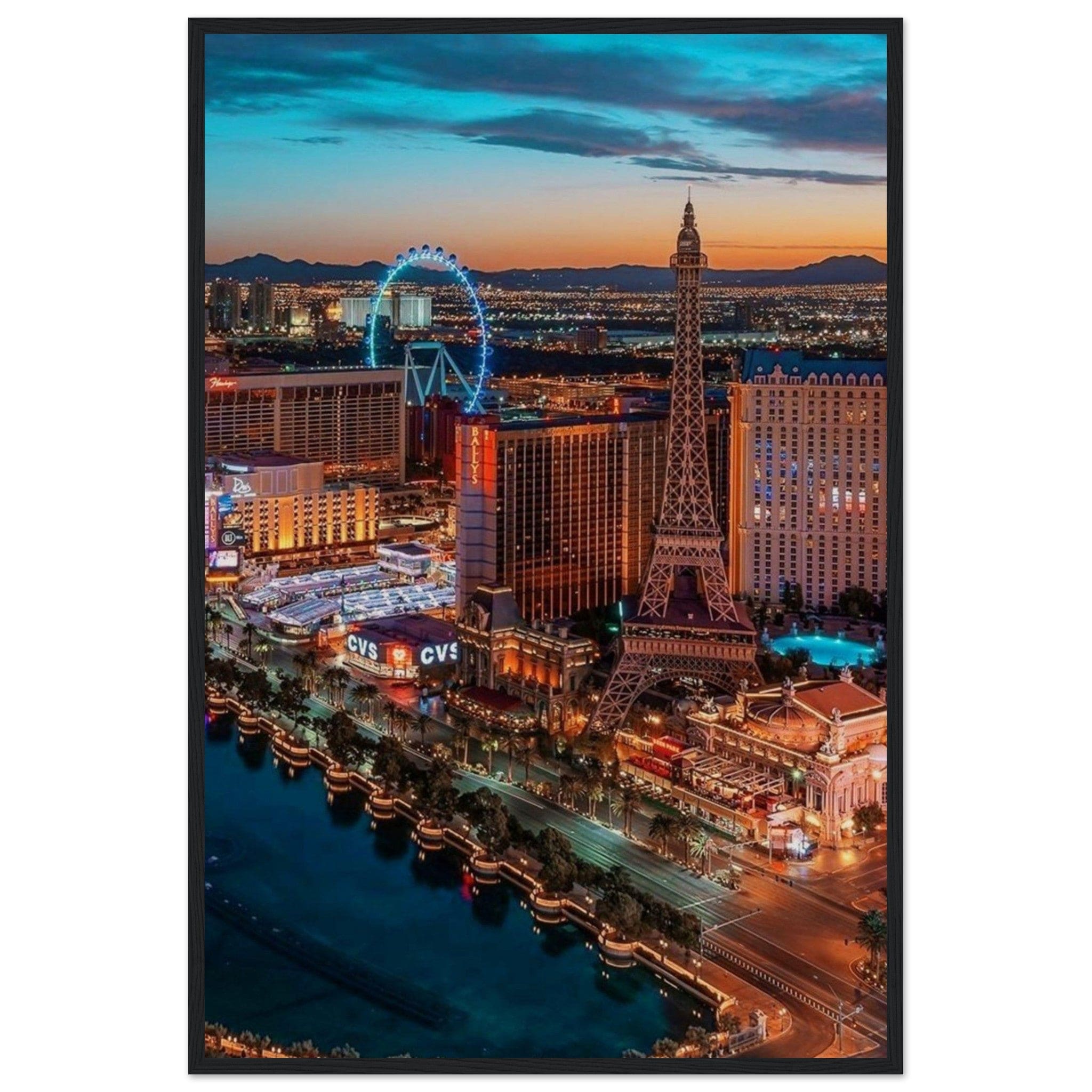 Gelato Print Material 60x90 cm / 24x36″ Tableau Ville Las Vegas