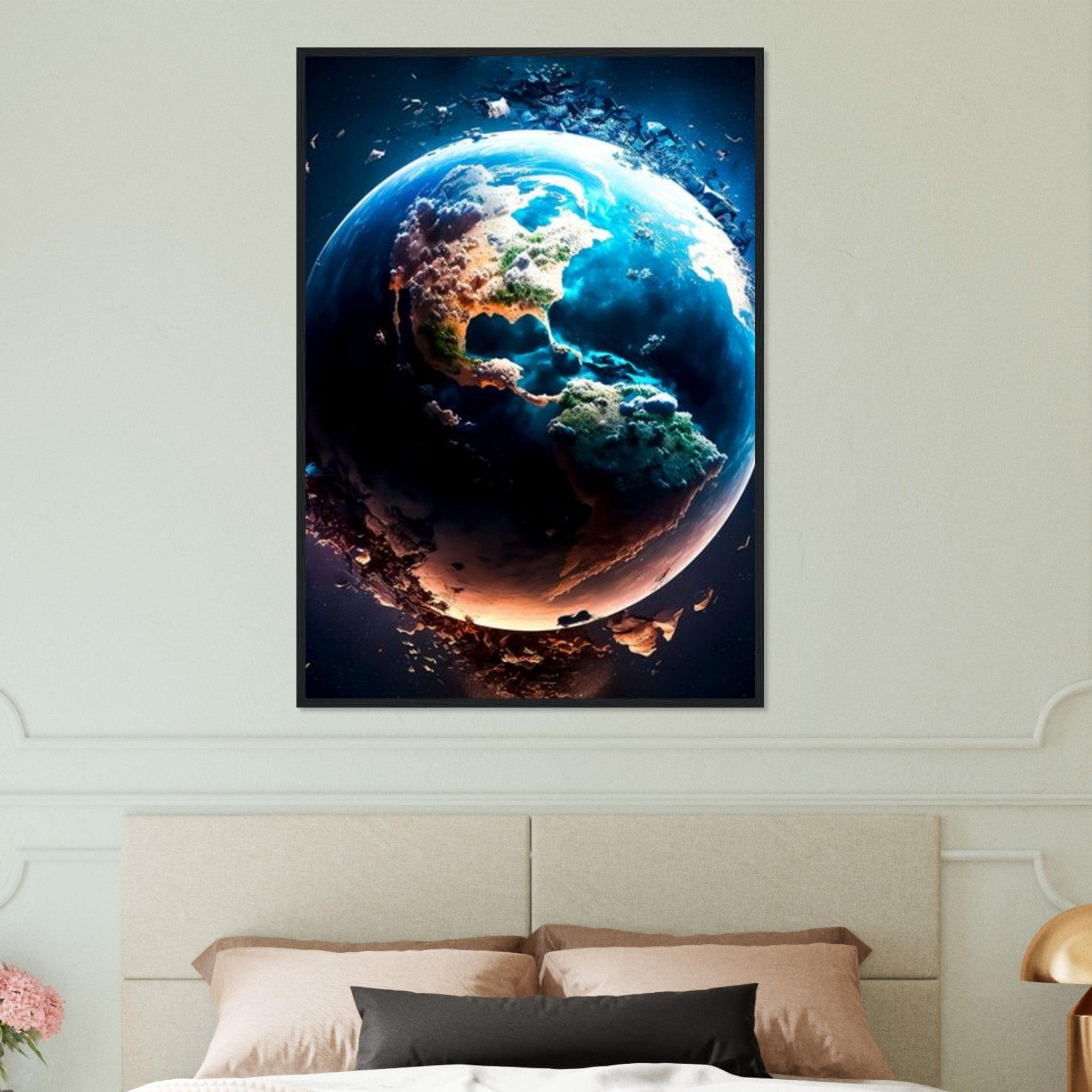 Canvanation Print Material Tableau Planete Cosmos Enchanté