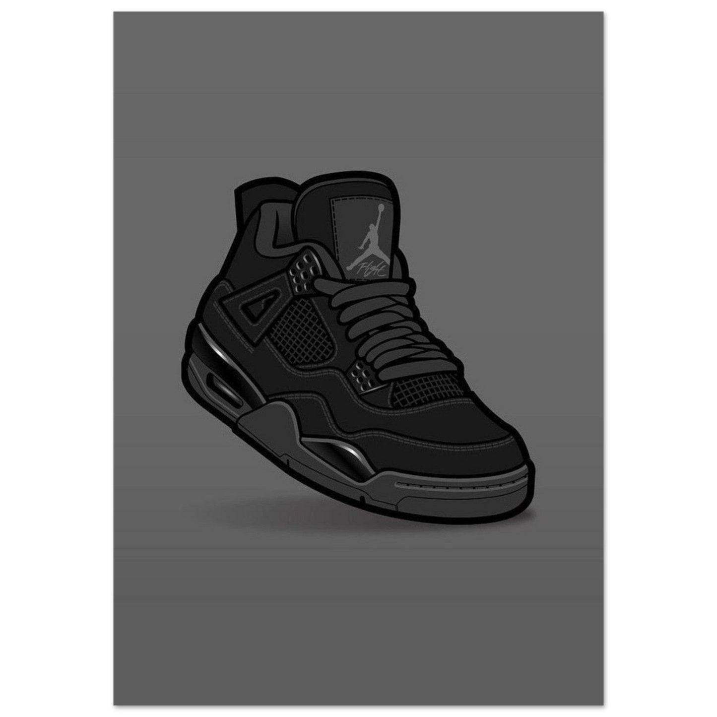 Tableau Sneaker Jordan Noir - Canvanation