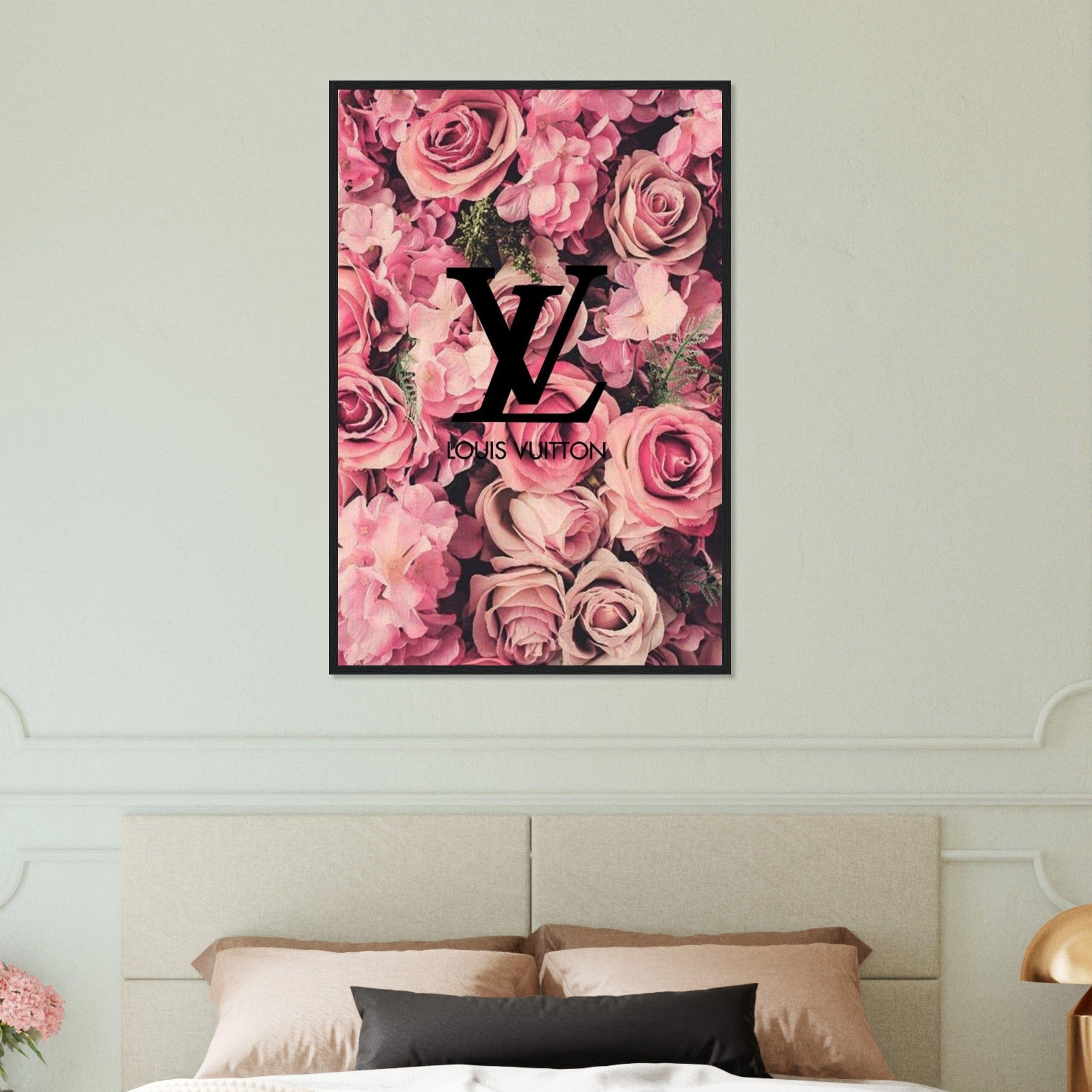 Canvanation Print Material 60x90 cm / 24x36″ Tableau Louis Vuitton Roses