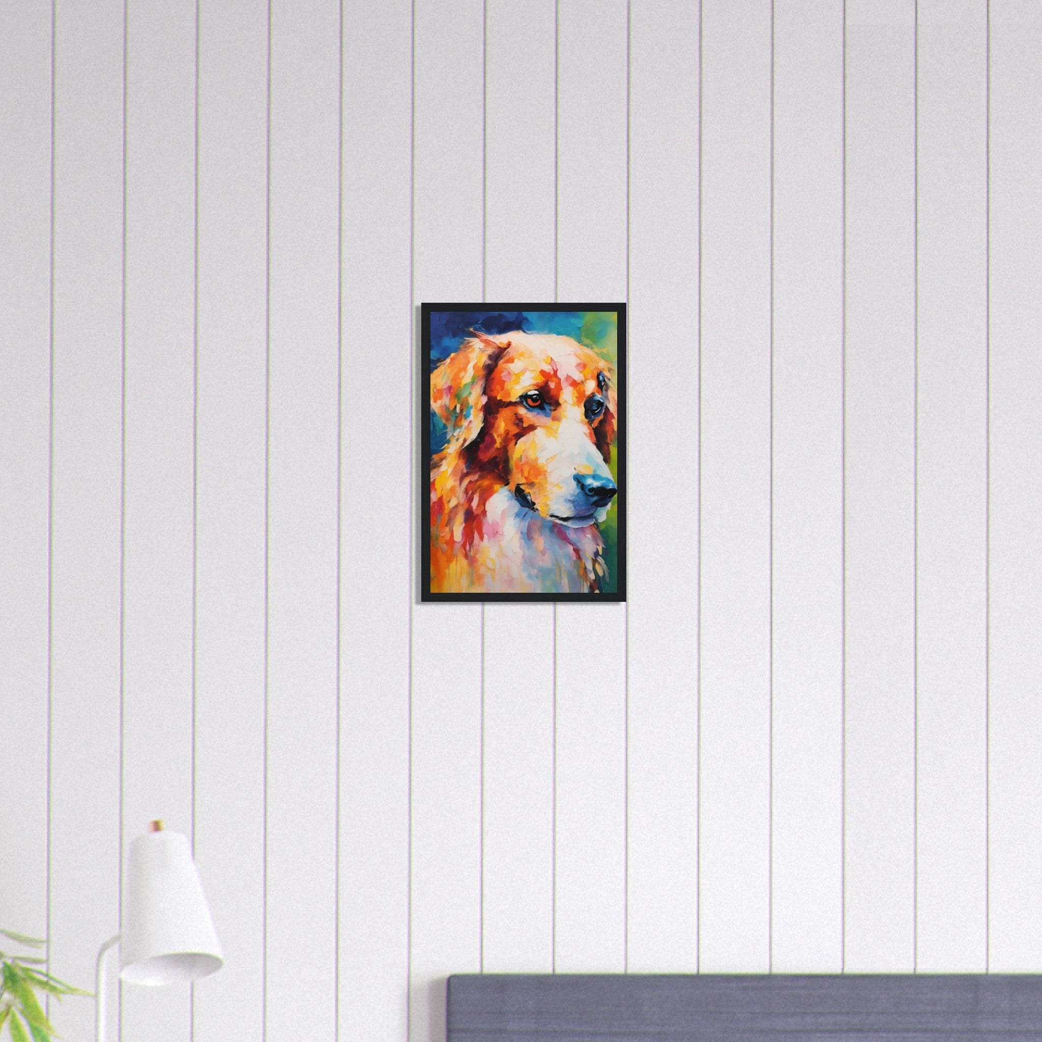 Canvanation Print Material 30x45 cm / 12x18″ Tableau Chien Loyal Compagnon