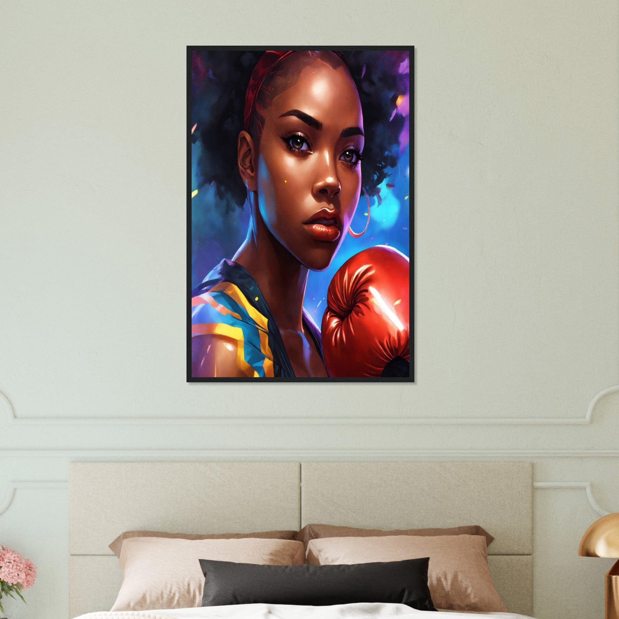 Canvanation Print Material 60x90 cm / 24x36″ Tableau Boxe Jade