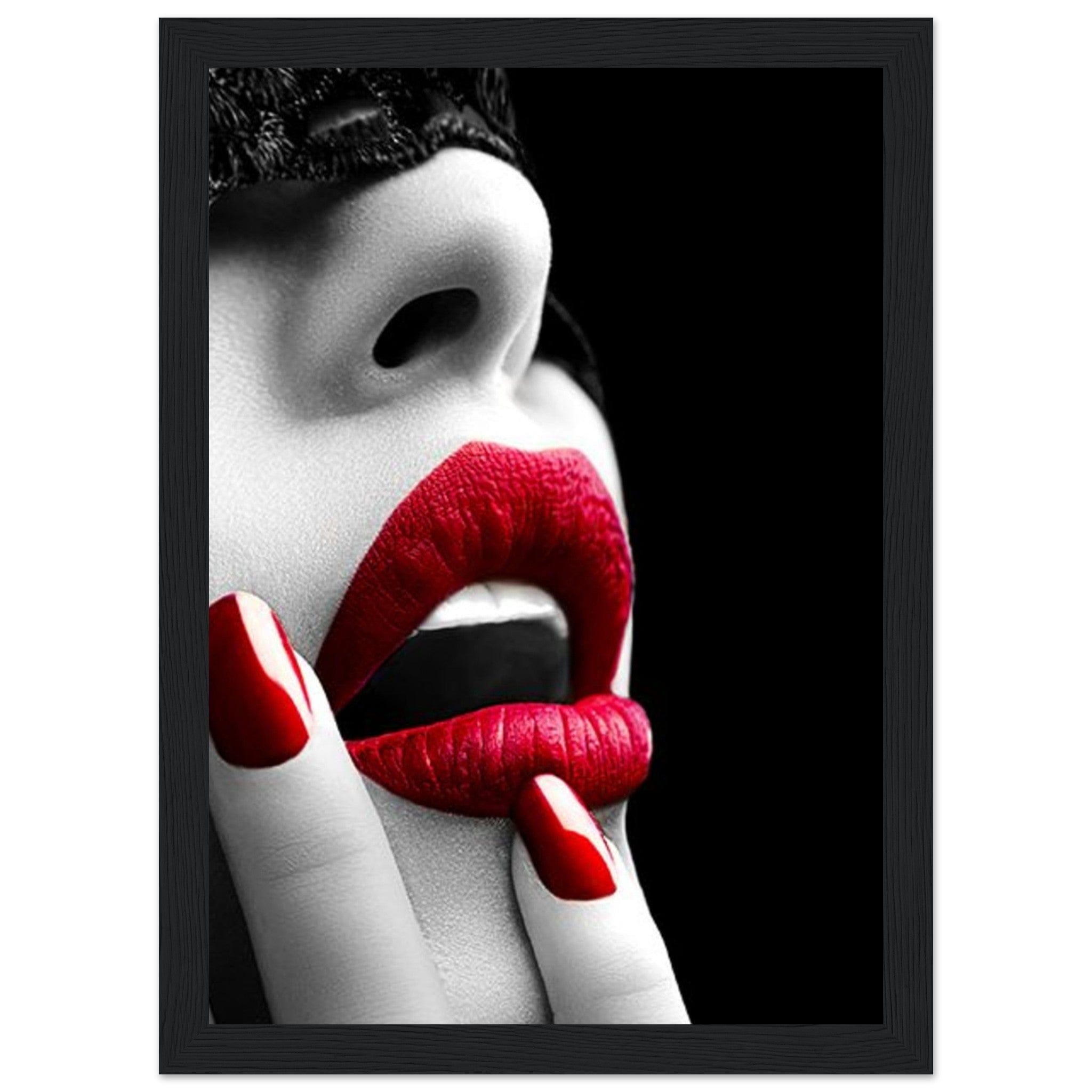 Canvanation Print Material A4 21x29.7 cm / 8x12″ / C Tableau Triptyque La Femme Rouge