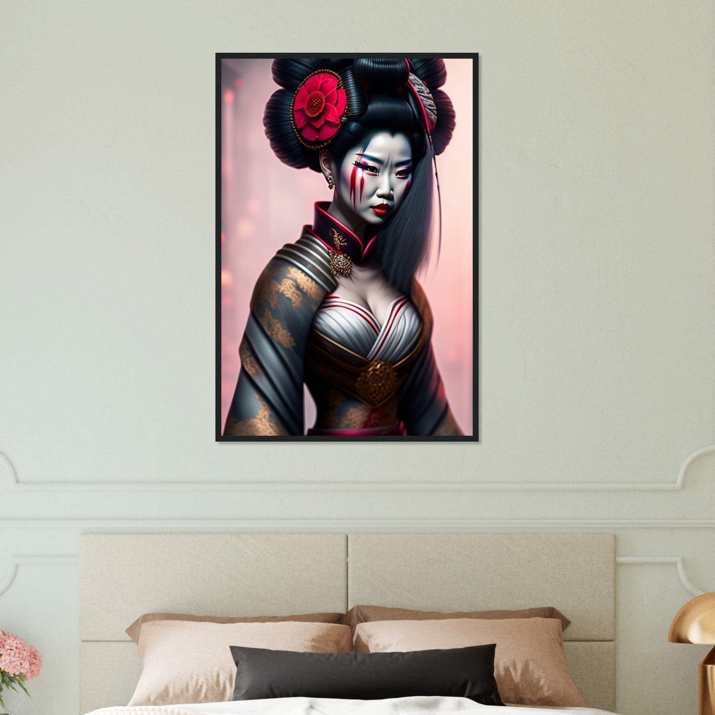 Tableau Horreur Geisha Canvanation