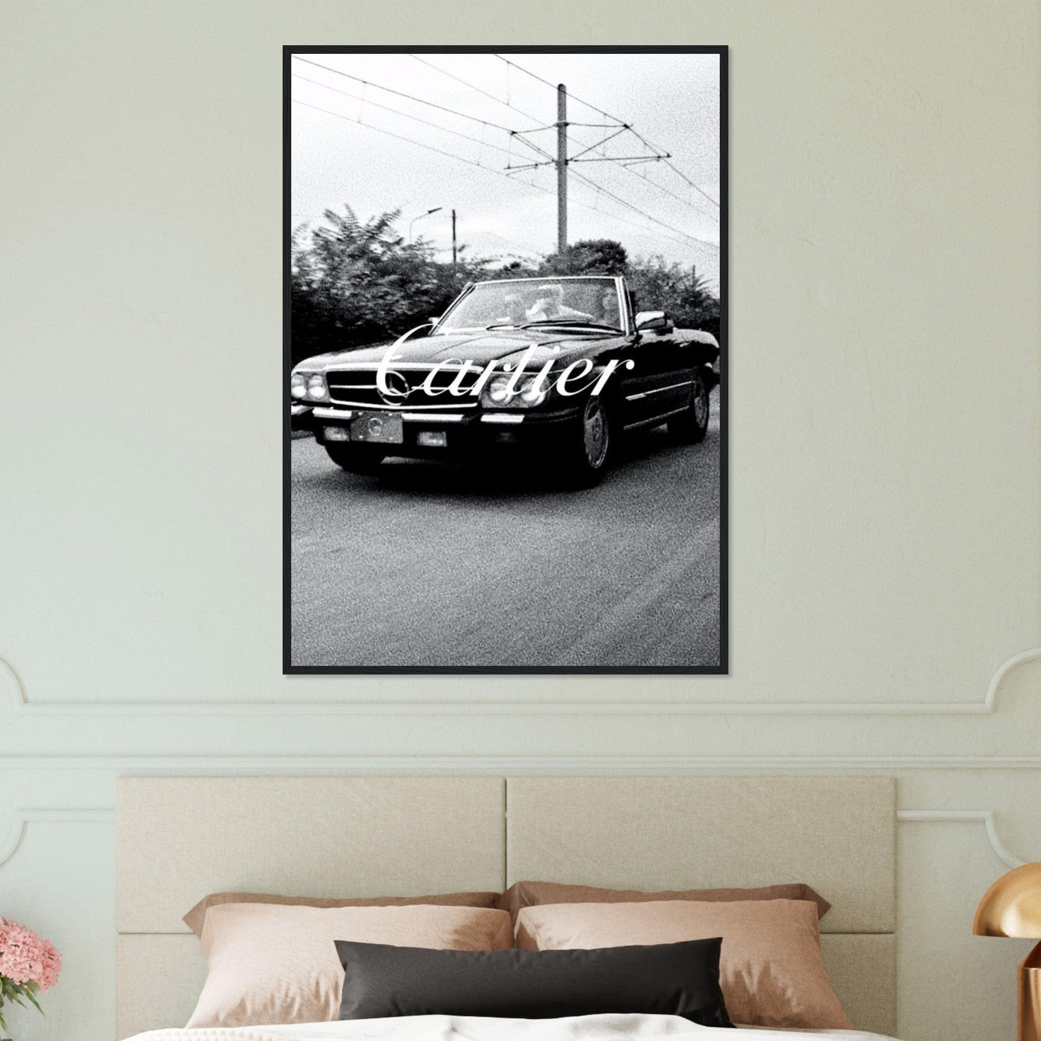 Canvanation Print Material Tableau Voiture et Cartier