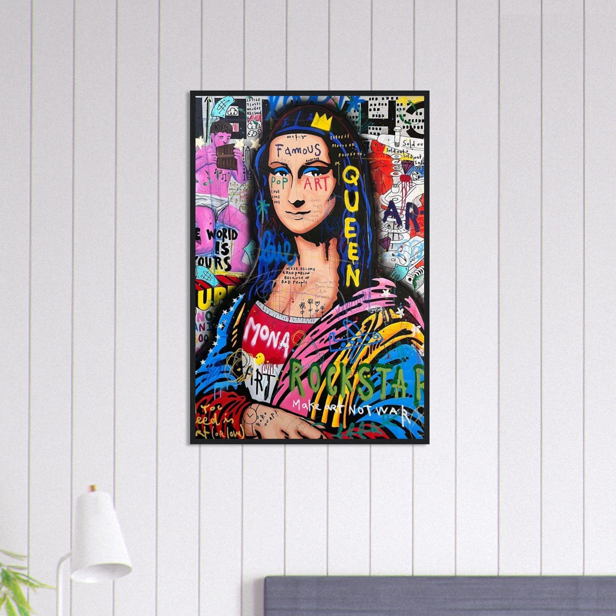 Canvanation Print Material 60x90 cm / 24x36″ Tableau Street Art Mona Joconde