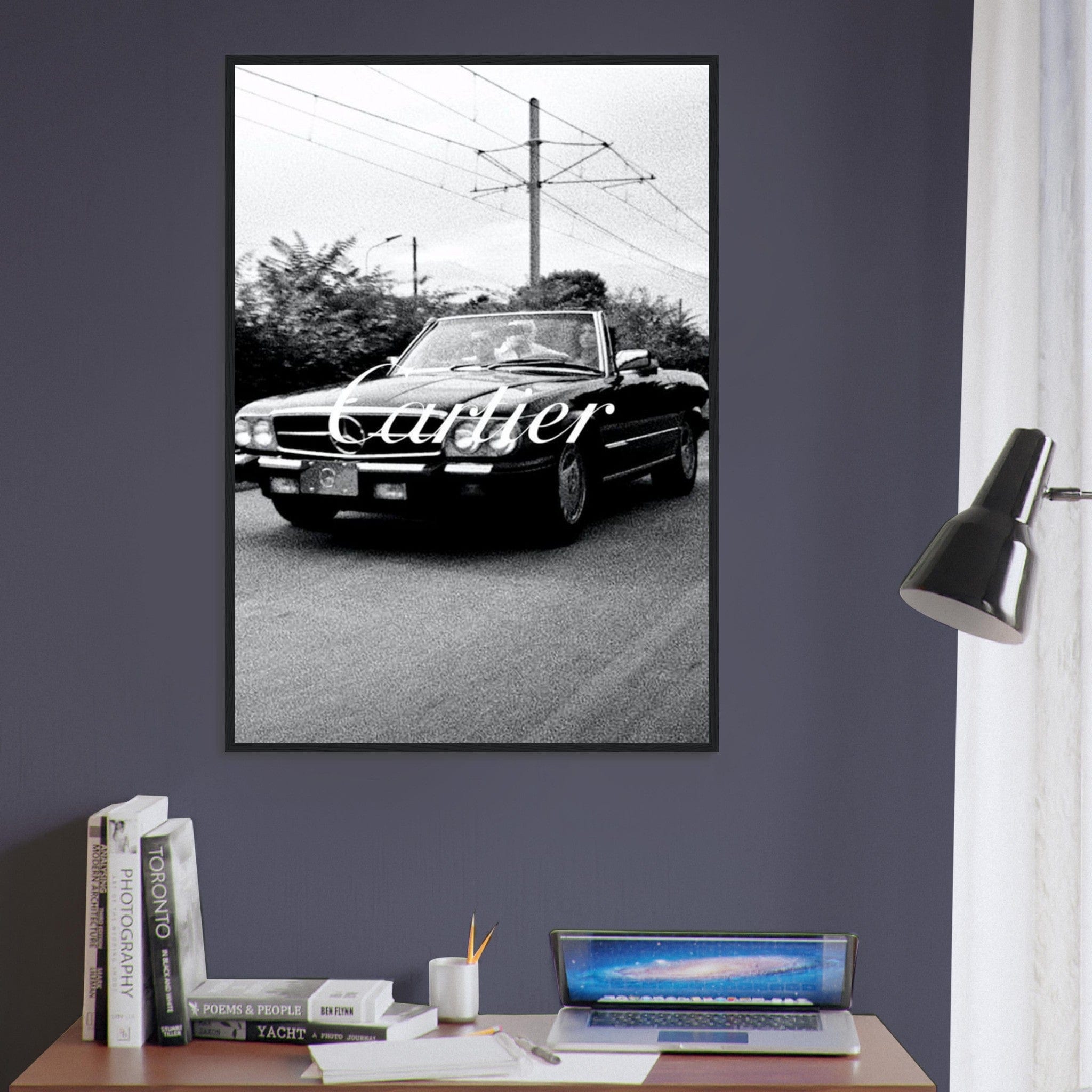 Canvanation Print Material Tableau Voiture et Cartier