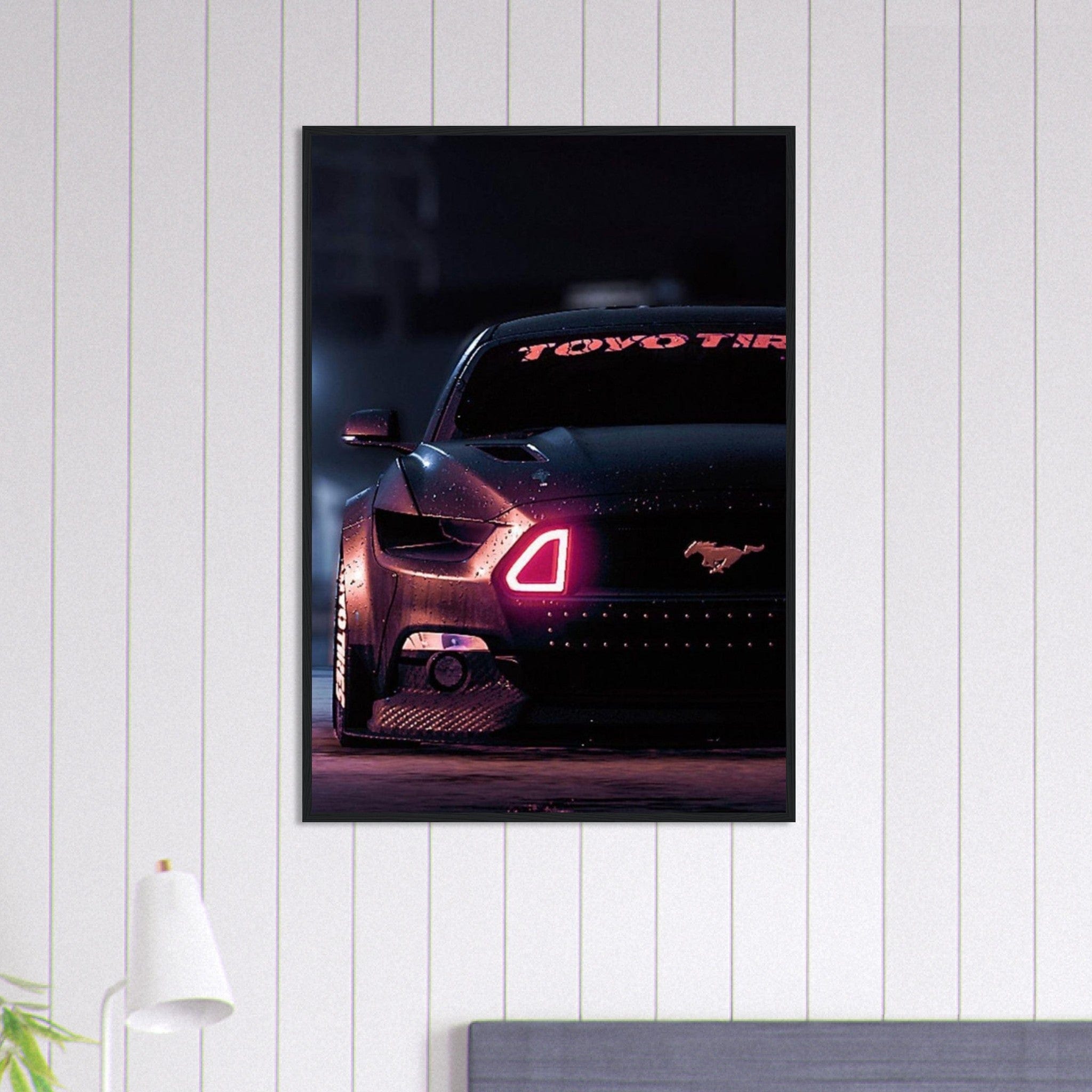 Canvanation Print Material 70x100 cm / 28x40″ Tableau Voiture Mustang Shelby Gt500