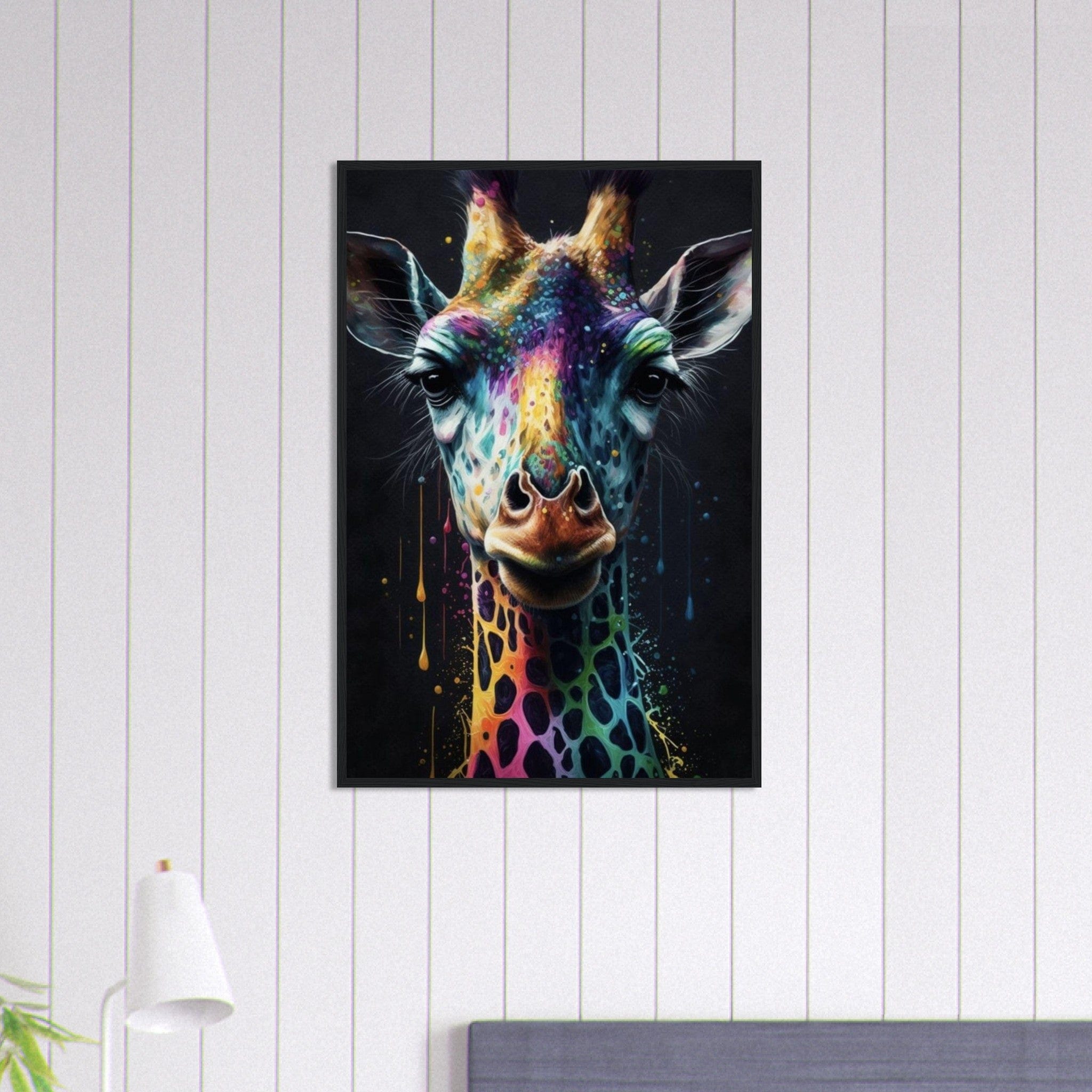 Canvanation Print Material 60x90 cm / 24x36″ Tableau Girafe Masai