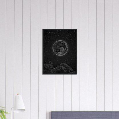 Tableau Peinture Lune - Canvanation