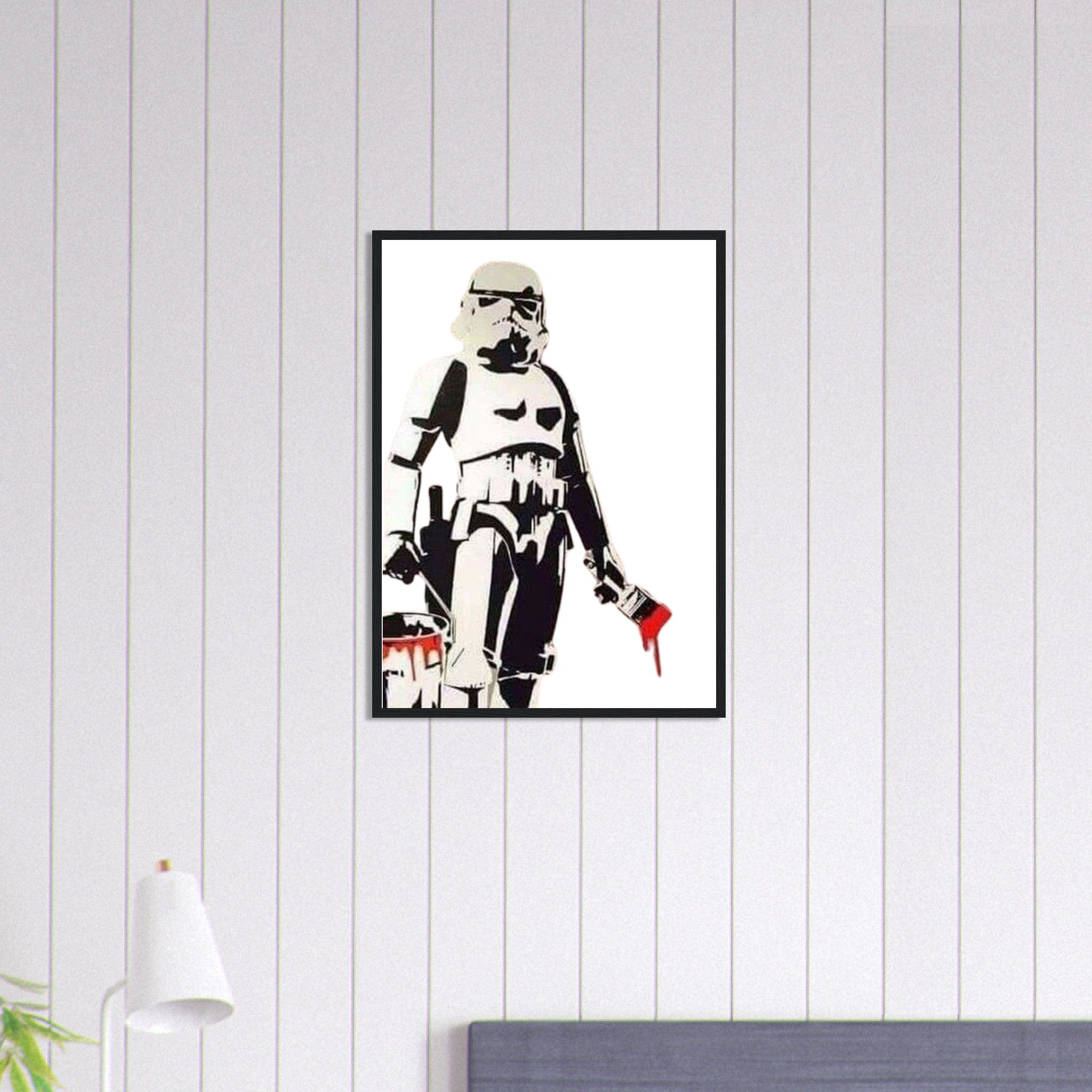 Canvanation Print Material 50x70 cm / 20x28″ Tableau Style Banksy Street Art