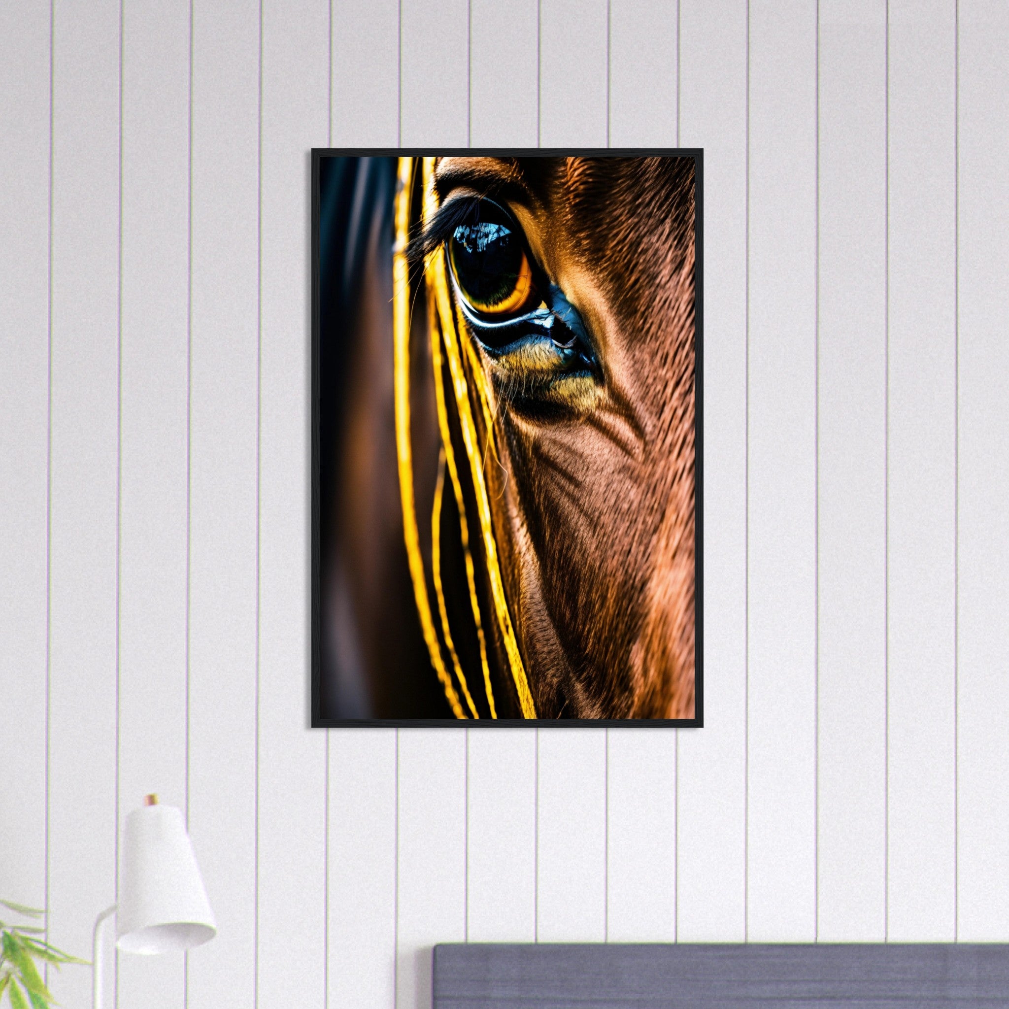 Canvanation Print Material 60x90 cm / 24x36″ Tableau Cheval Splendeur Sauvage