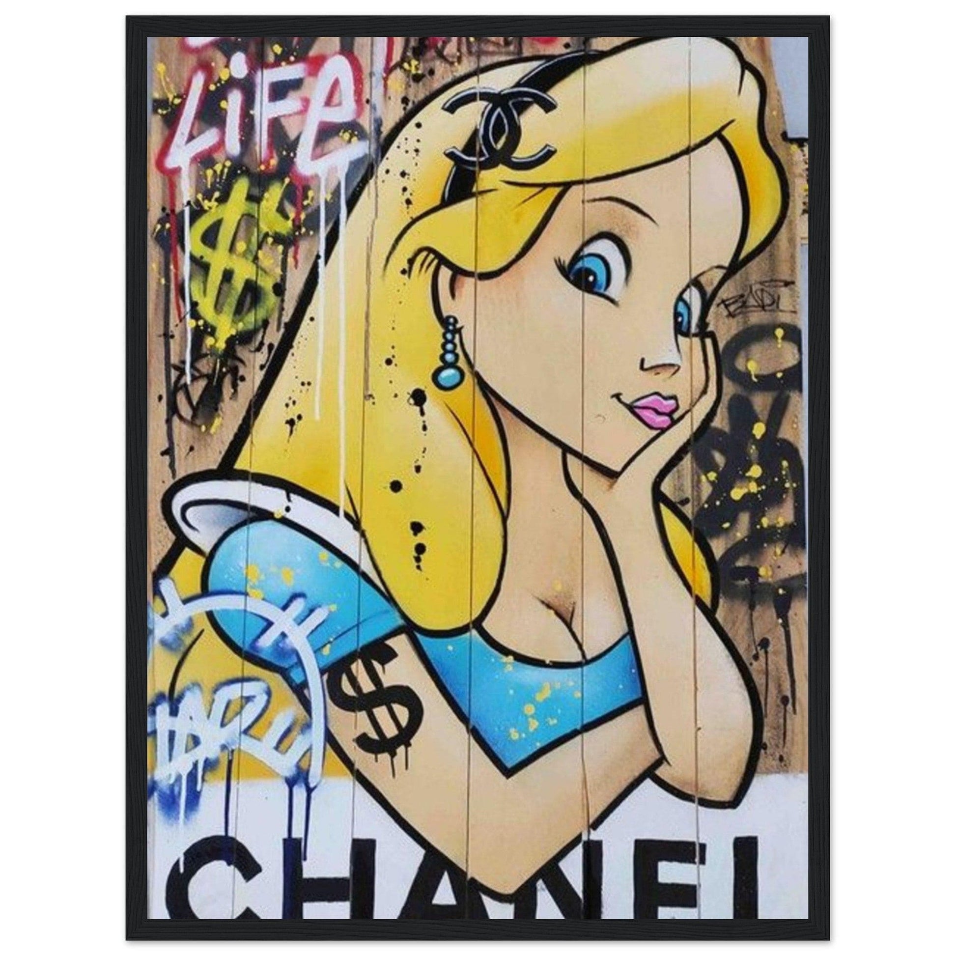 Tableau Street Art Chanel Canvanation