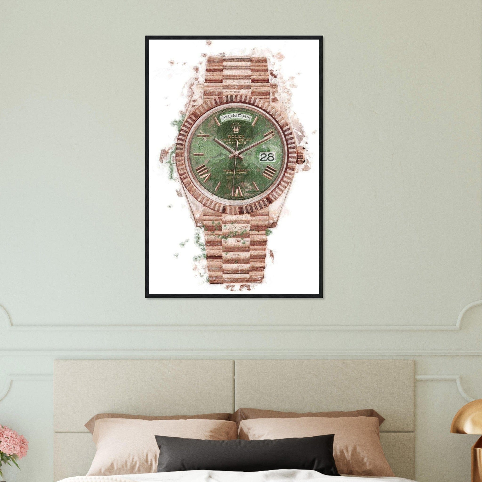 Canvanation Print Material 60x90 cm / 24x36″ Tableau Marque De Luxe Rolex