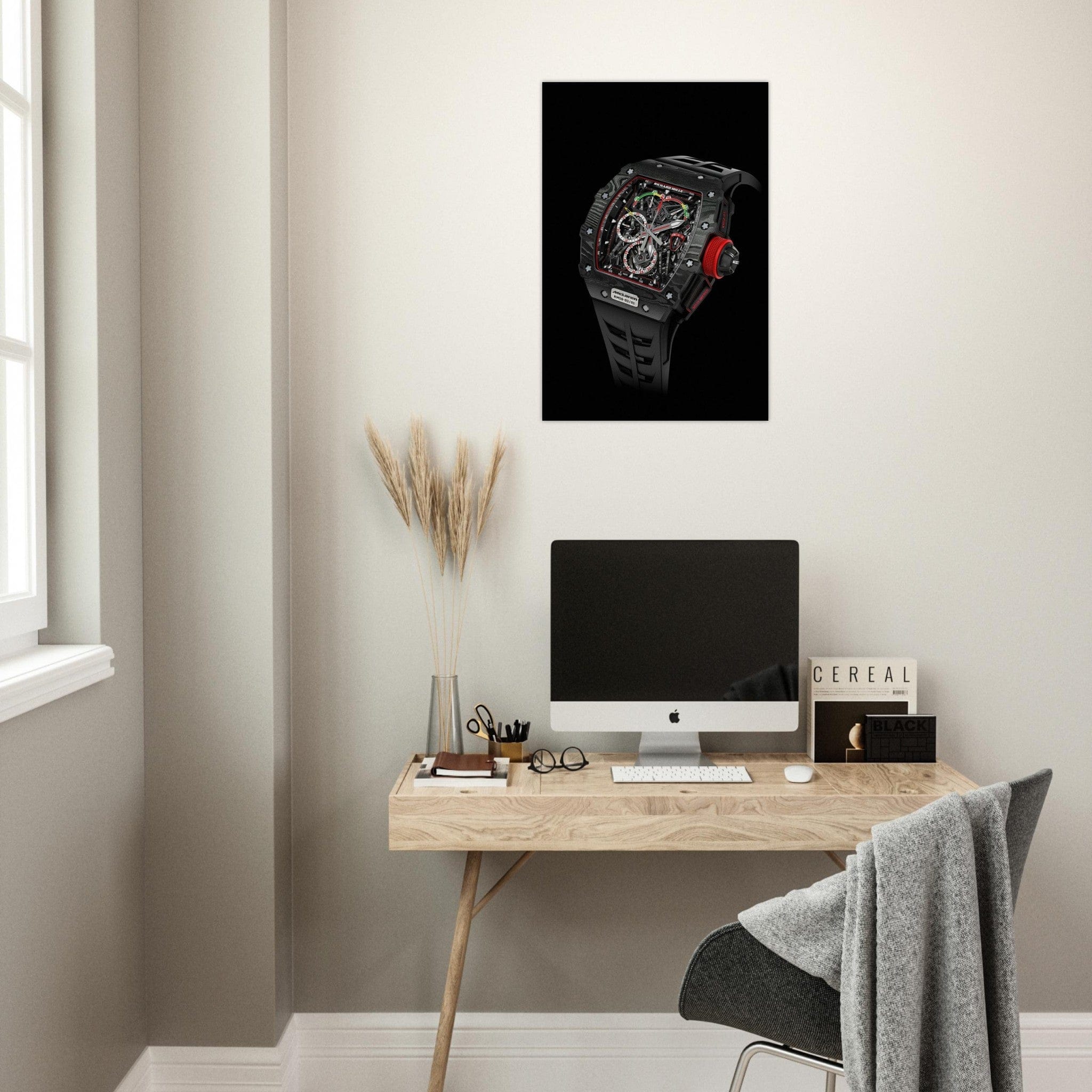 Canvanation Print Material Poster Richard Mille Montre Noir