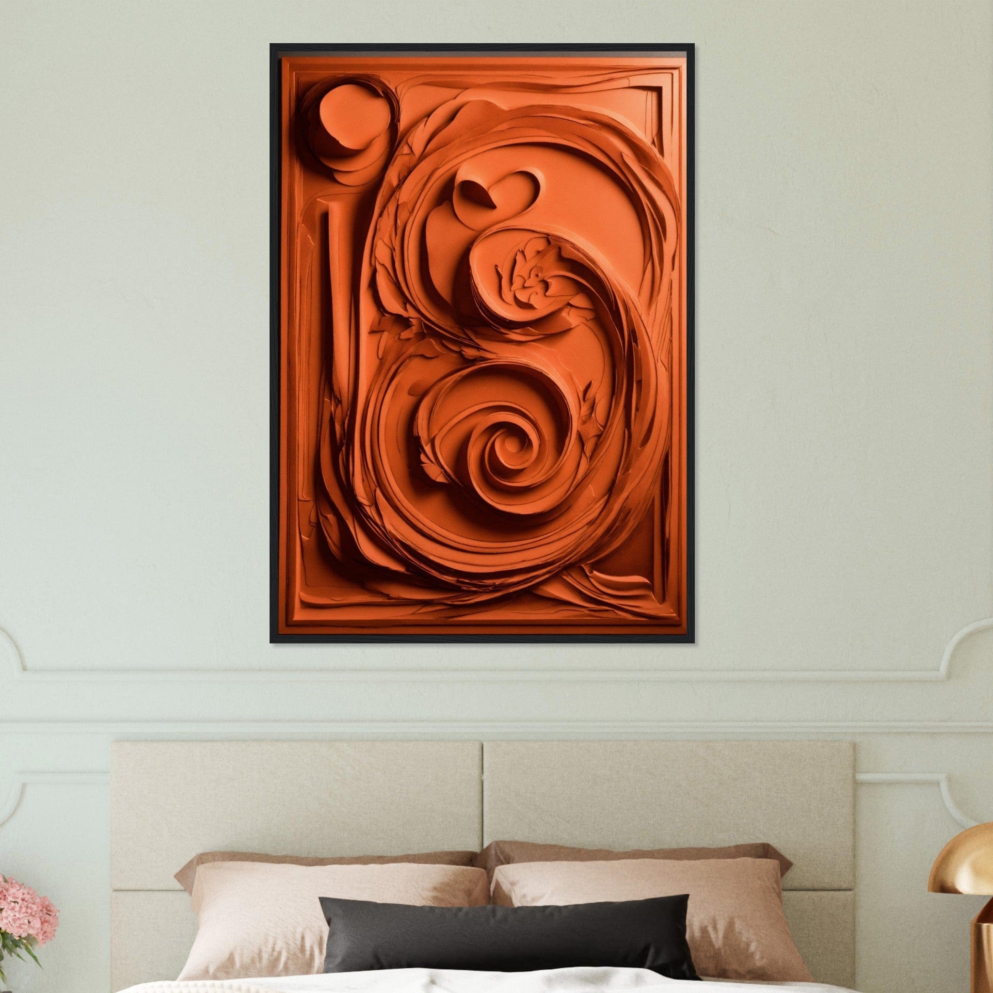 Canvanation Print Material Tableau Terracotta Harmonie de l'Argile