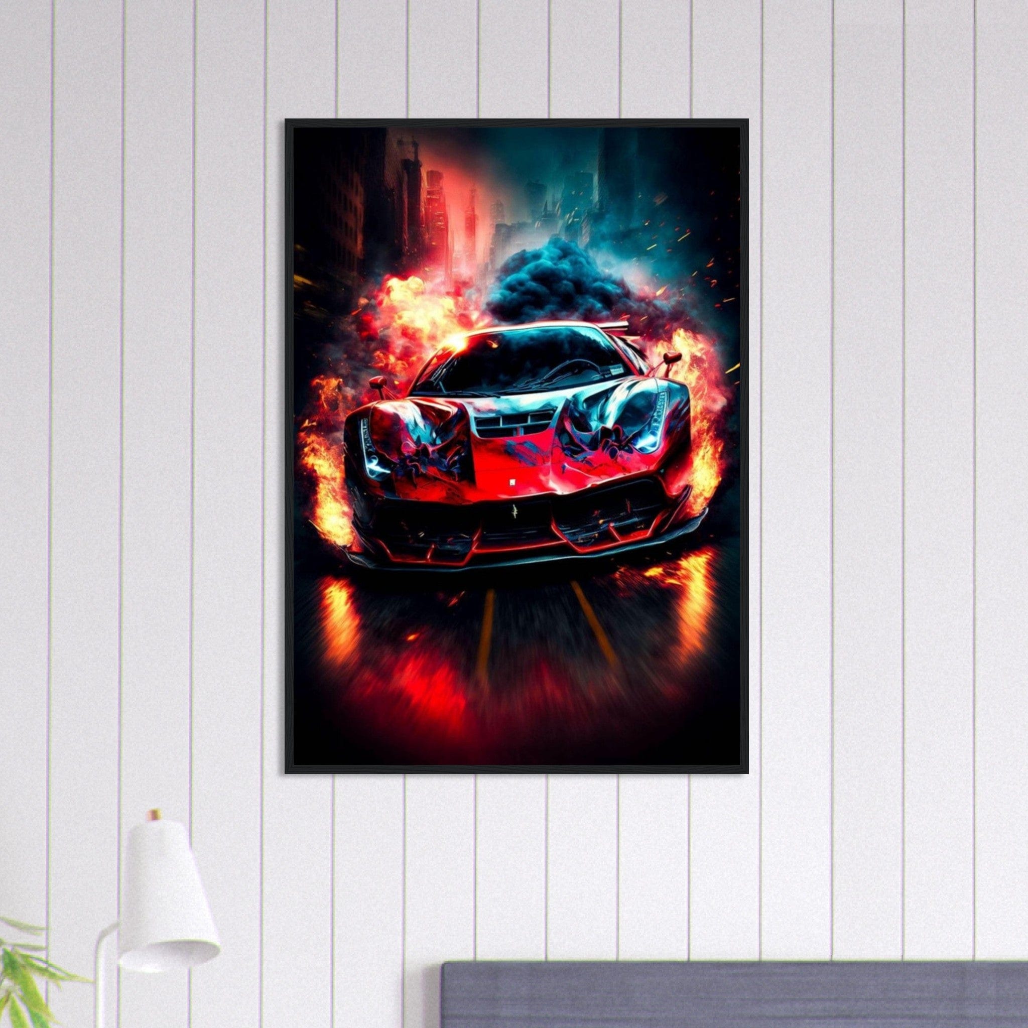 Canvanation Print Material 70x100 cm / 28x40″ Tableau Voiture Ferrari Tributo Sp