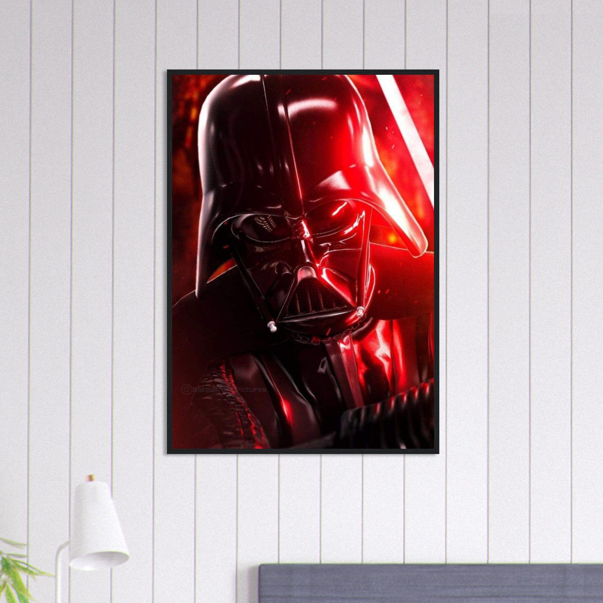 Canvanation Print Material 70x100 cm / 28x40″ Tableau Star Wars Dark Vador Rouge