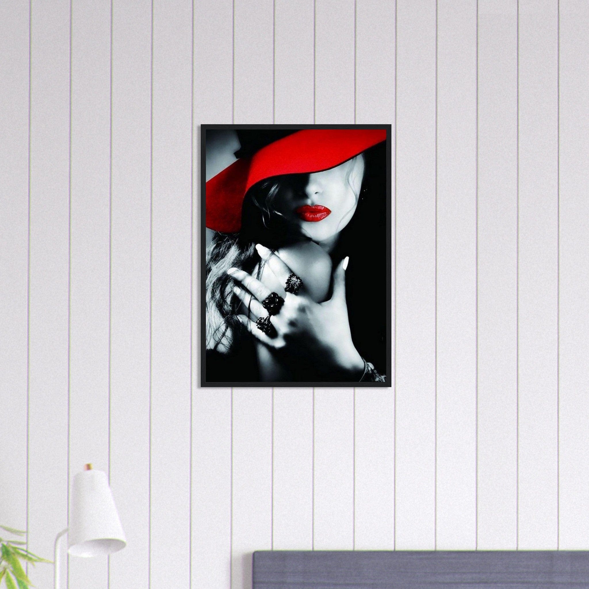 Canvanation Print Material 50x70 cm / 20x28″ / A Tableau Triptyque La Femme Rouge