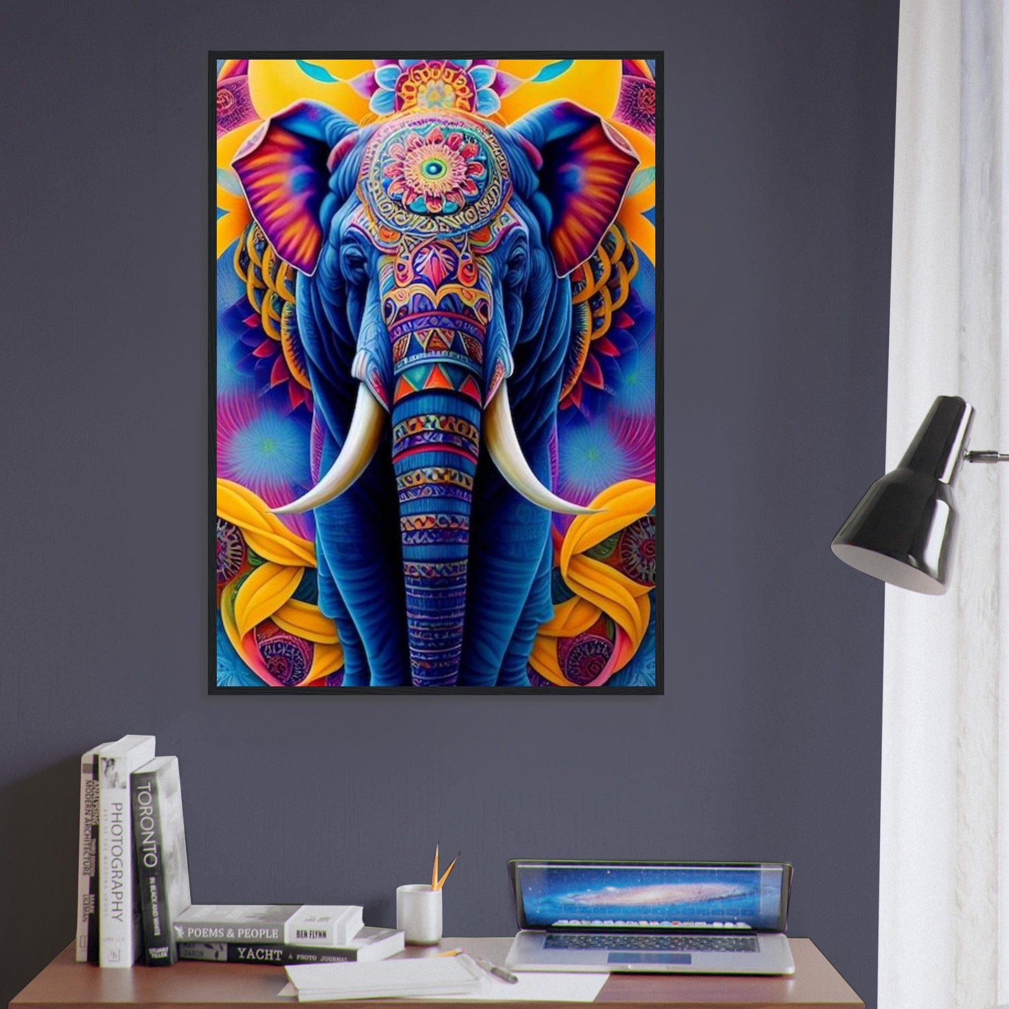 Canvanation Print Material Tableau Elephant Majesté Gracieuse