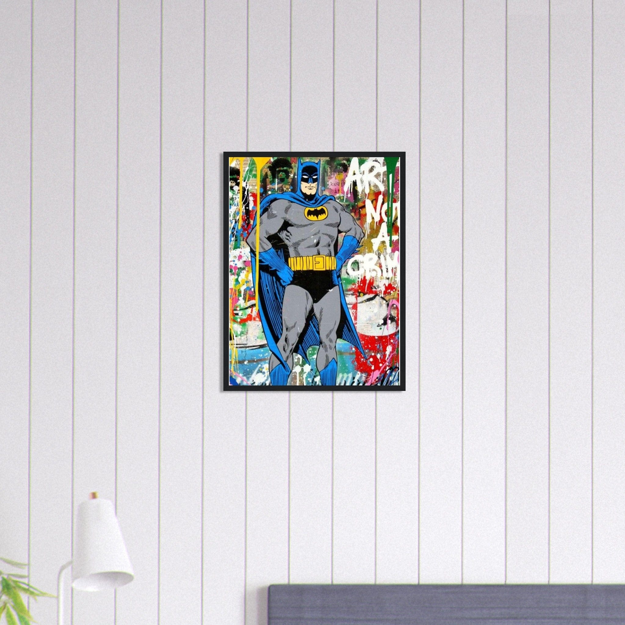 Canvanation Print Material 45x60 cm / 18x24″ Tableau Batman Street Art