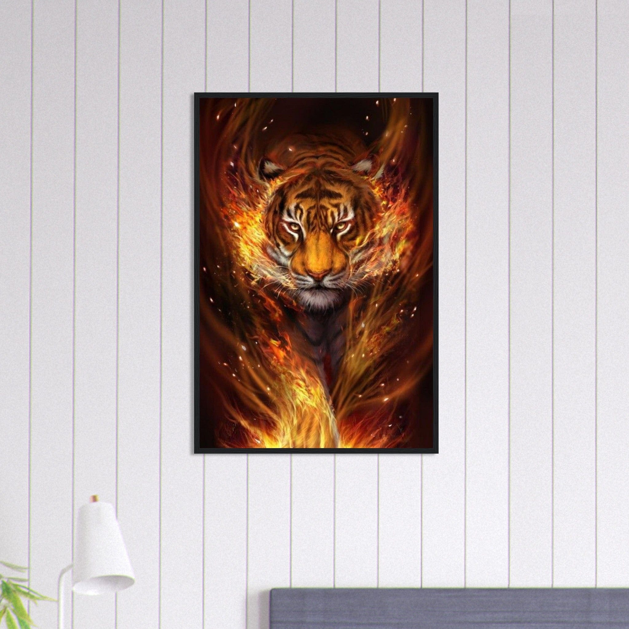 Tableau Tigre de Feu Canvanation