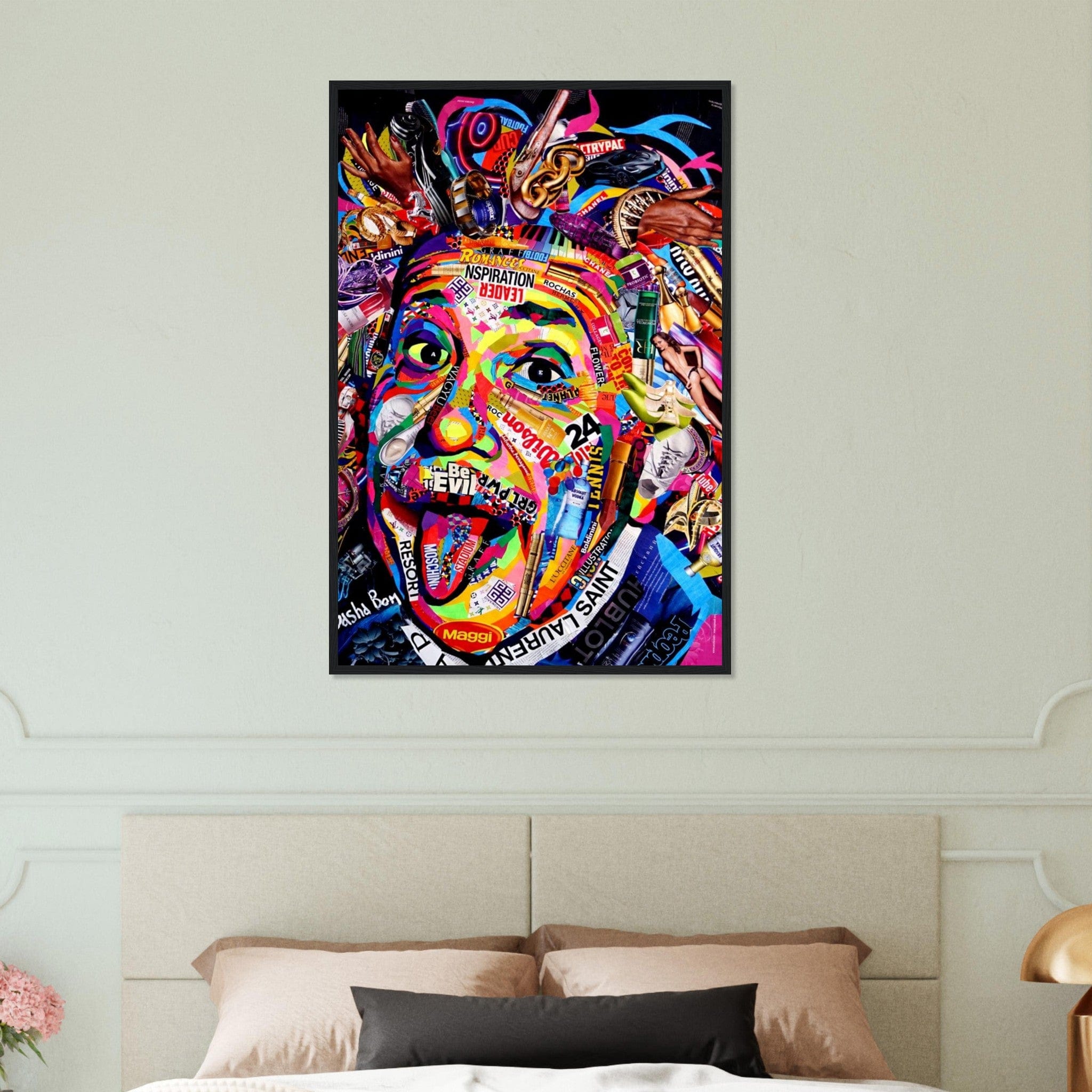 Canvanation Print Material 60x90 cm / 24x36″ Tableau Einstein Street Art