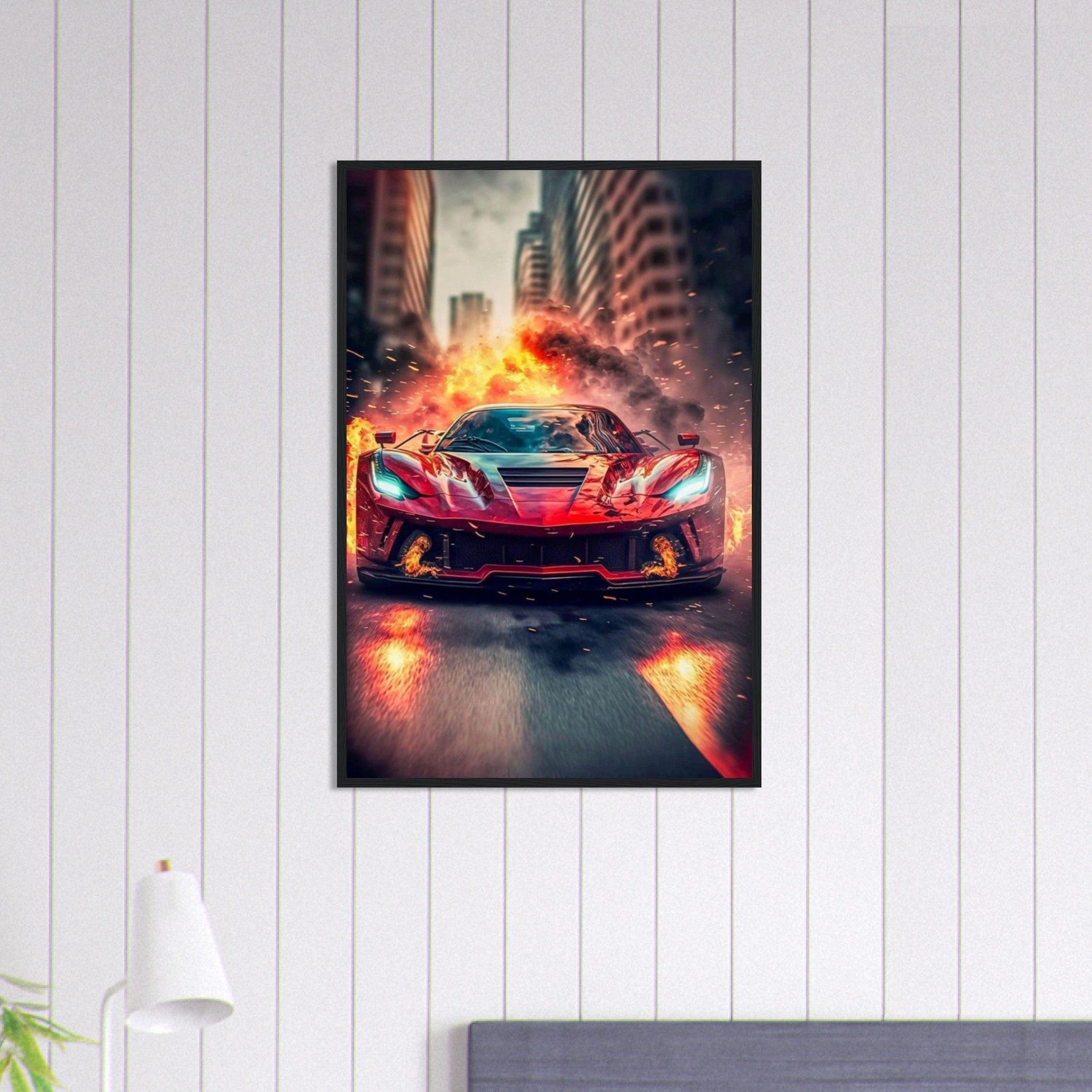 Canvanation Print Material 60x90 cm / 24x36″ Tableau Voiture Laferrari