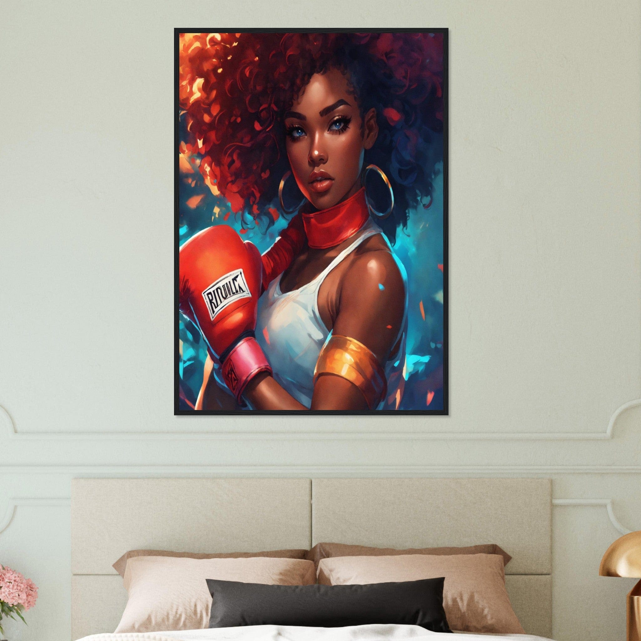 Canvanation Print Material 70x100 cm / 28x40″ Tableau Boxe Mia