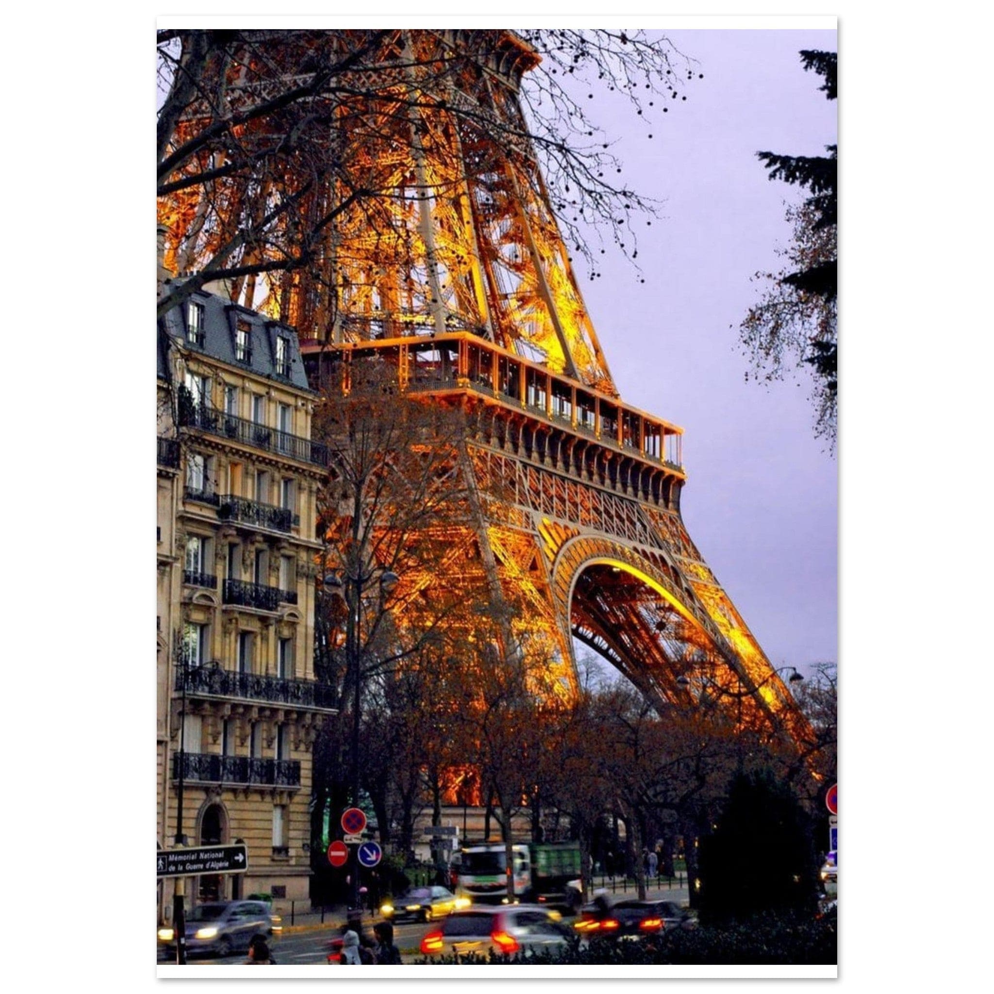 Canvanation Print Material A0 (84.1 x 118.9  cm) Tableau Tour Eiffel