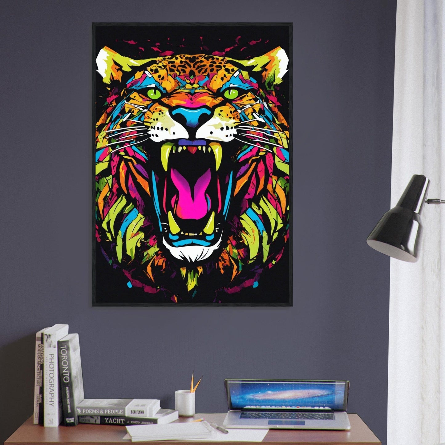 Tableau Tigre Félin Flashy