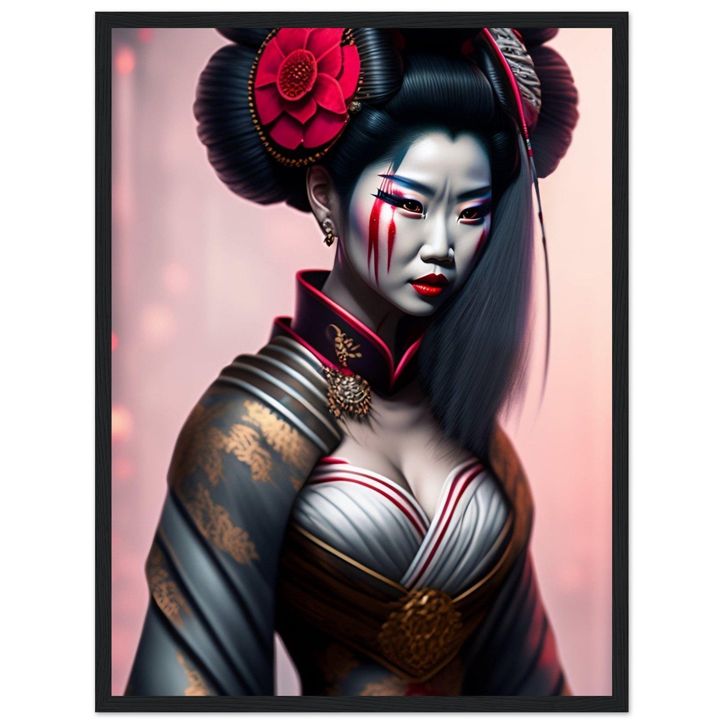 Tableau Horreur Geisha Canvanation