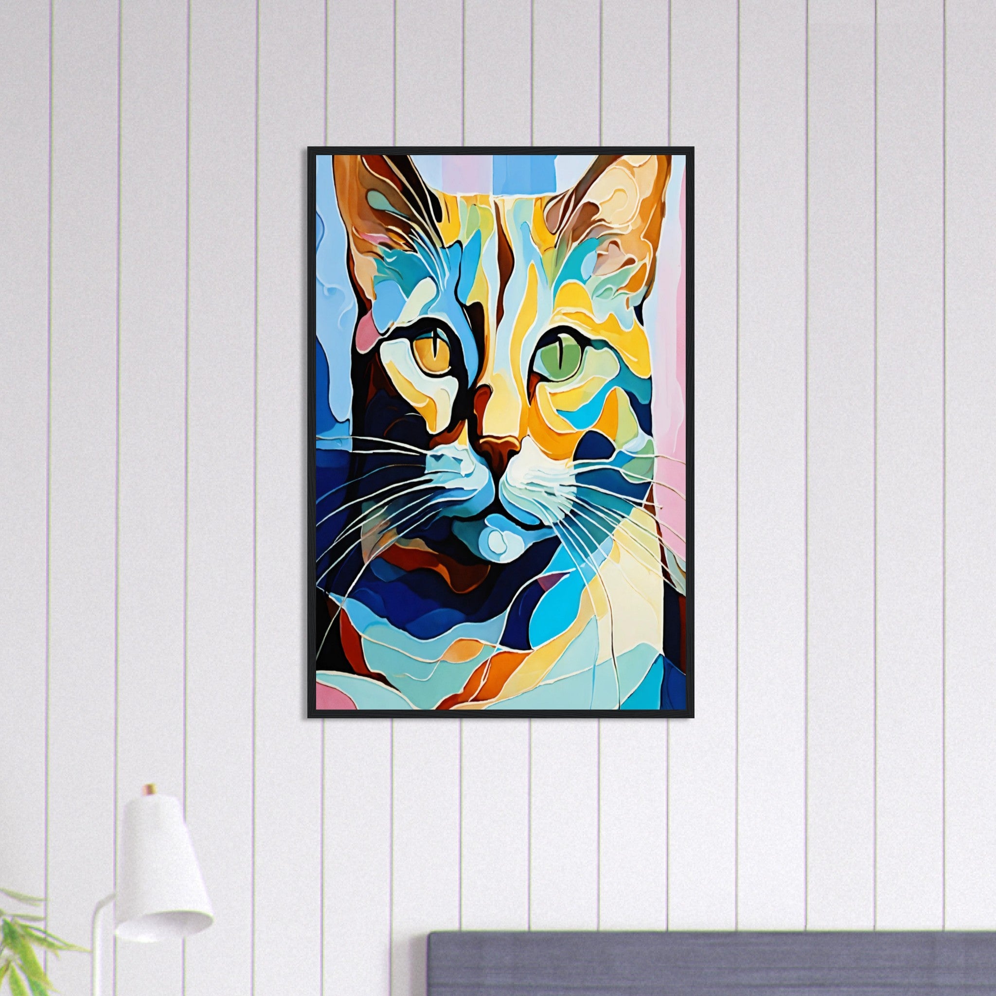 Canvanation Print Material 60x90 cm / 24x36″ Tableau Chat Esprit Indépendant