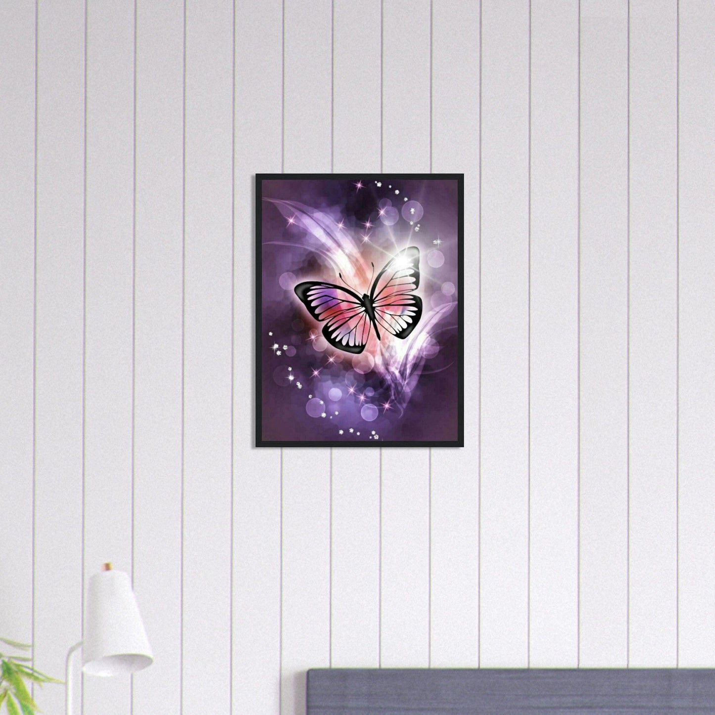 Tableau Papillon Violet